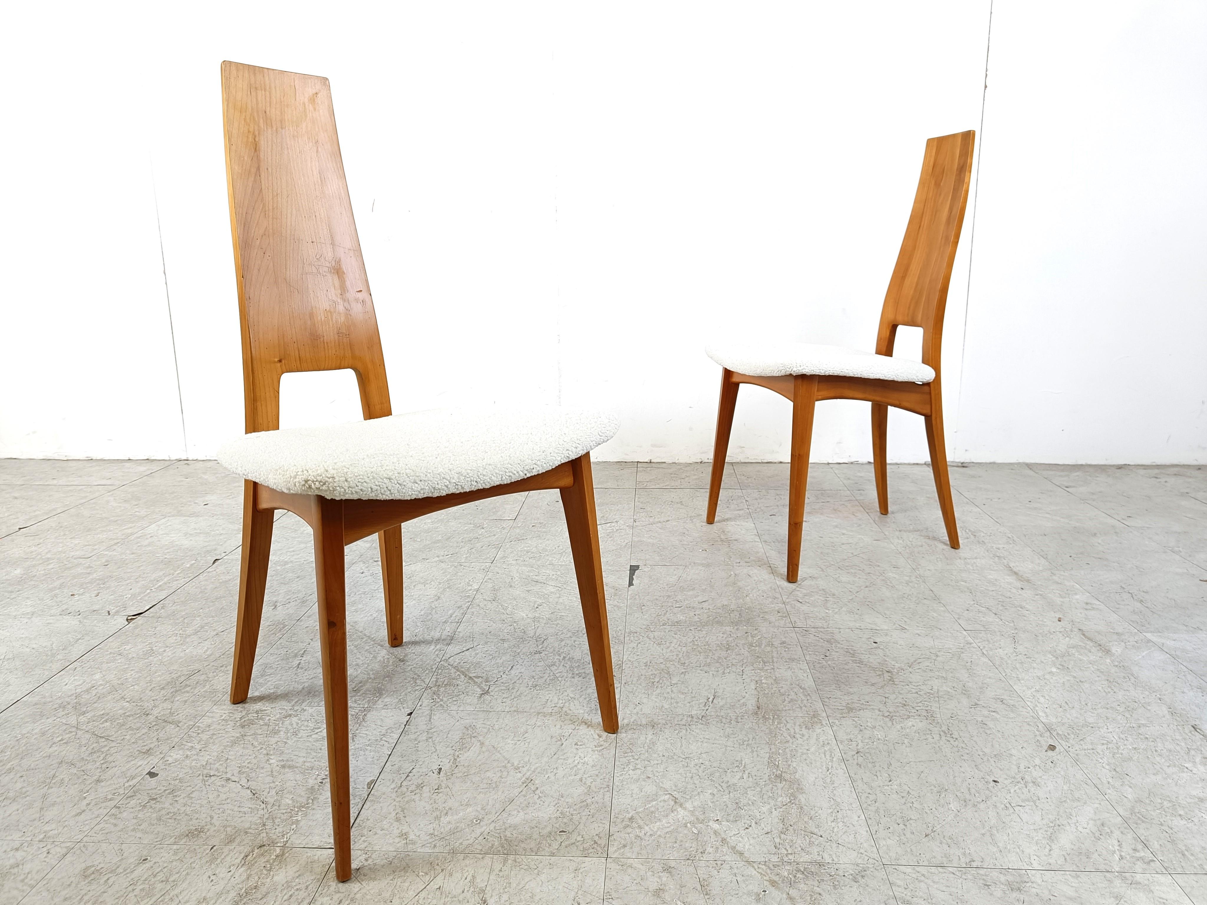 Vintage dining chairs by Van den berghe Pauvers, 1970s 3