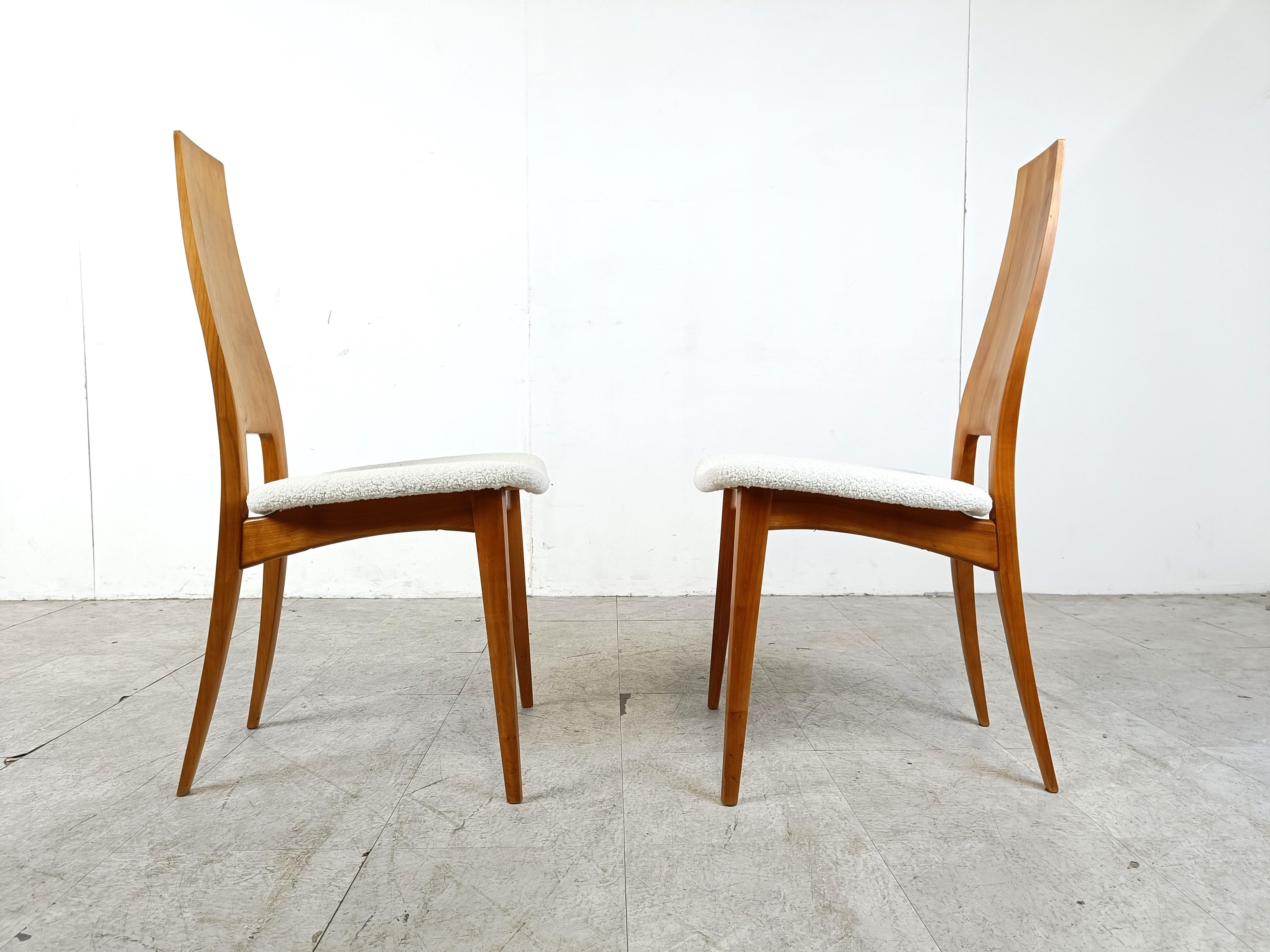 Vintage dining chairs by Van den berghe Pauvers, 1970s 5