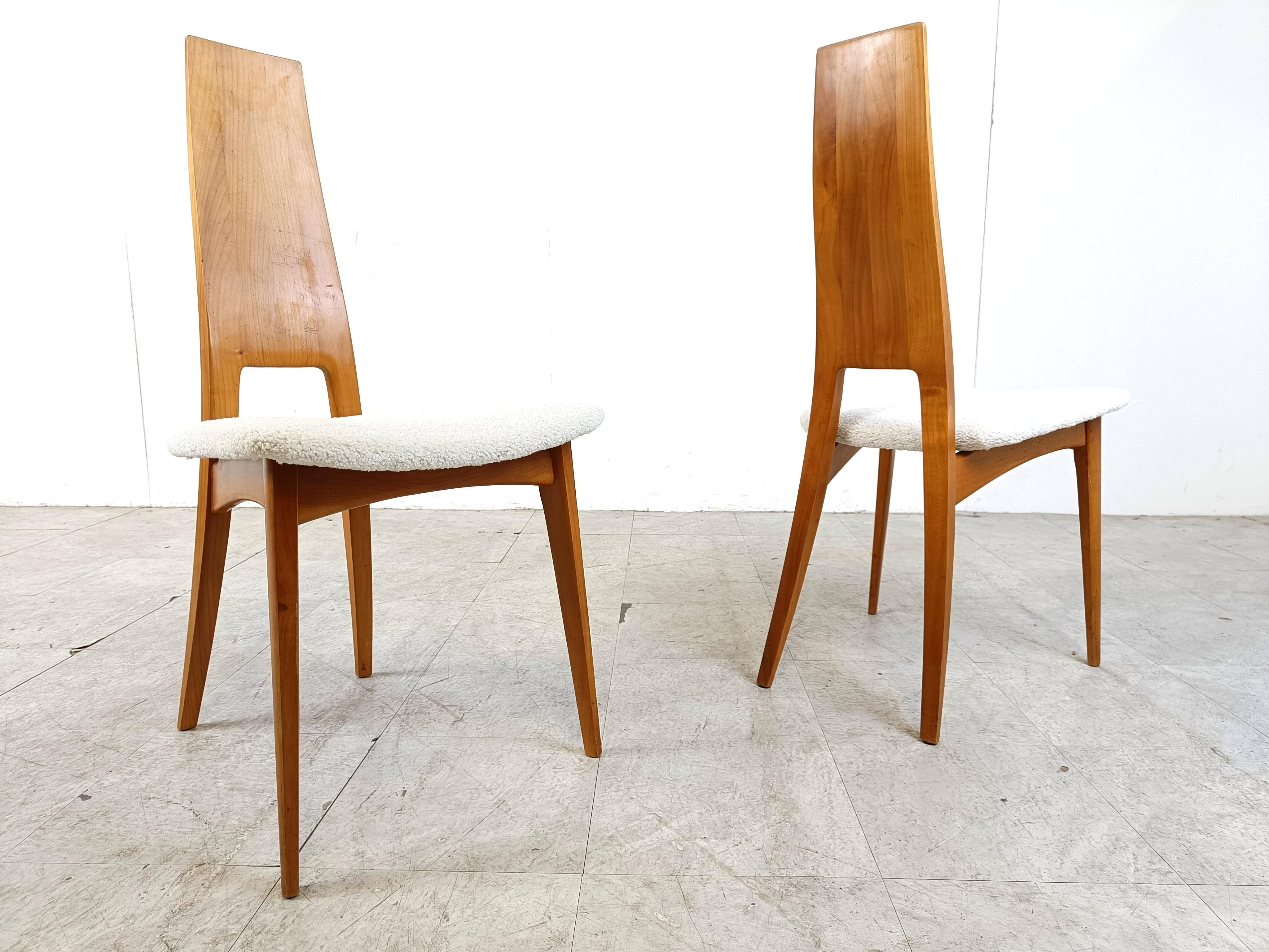 Mid-Century Modern Vintage dining chairs by Van den berghe Pauvers, 1970s