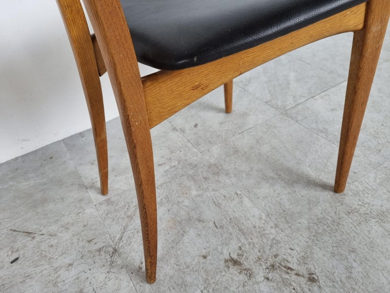 Late 20th Century Vintage Dining Chairs by Van Den Berghe Pauvers, 1970s For Sale