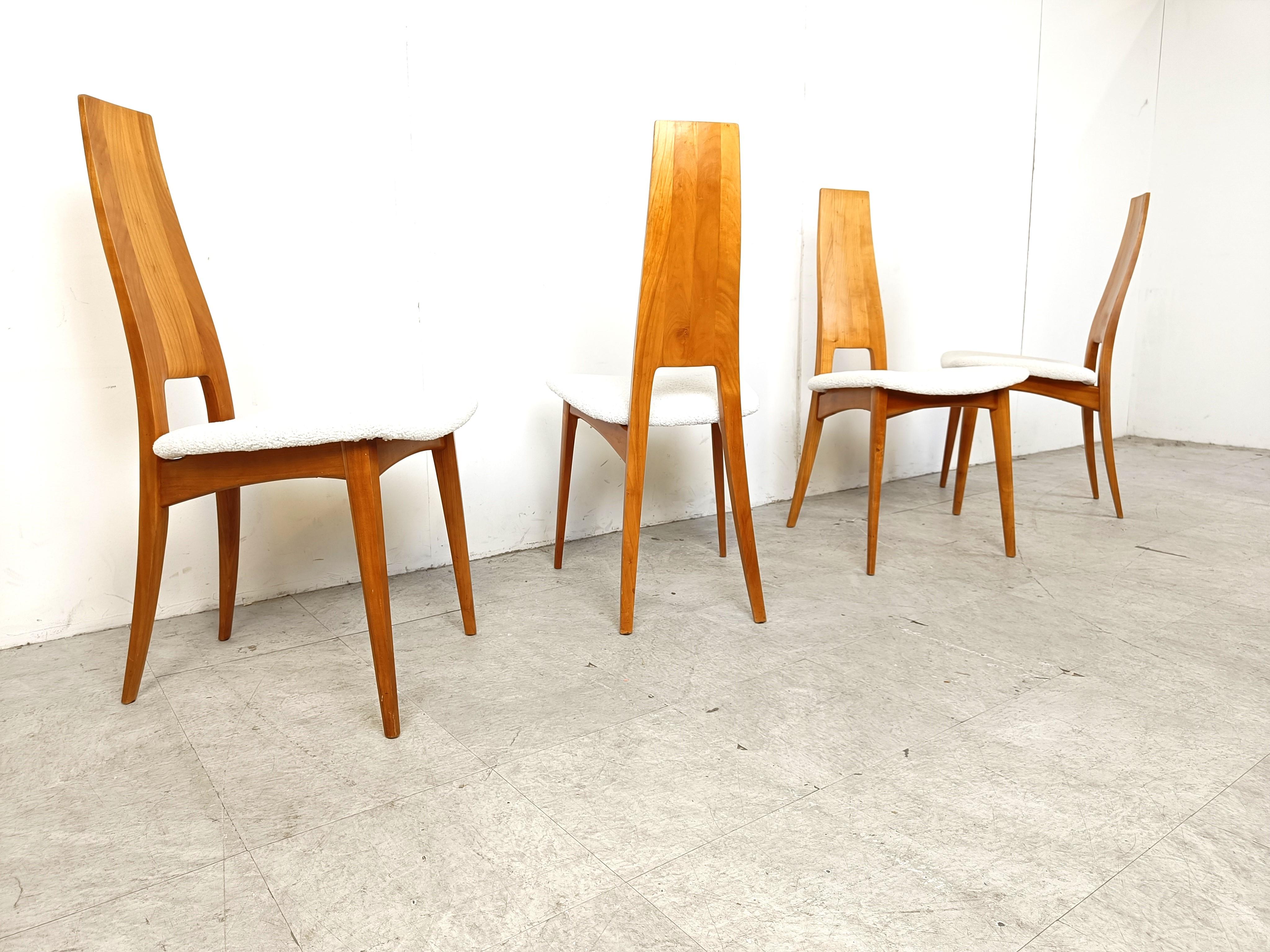 Late 20th Century Vintage dining chairs by Van den berghe Pauvers, 1970s