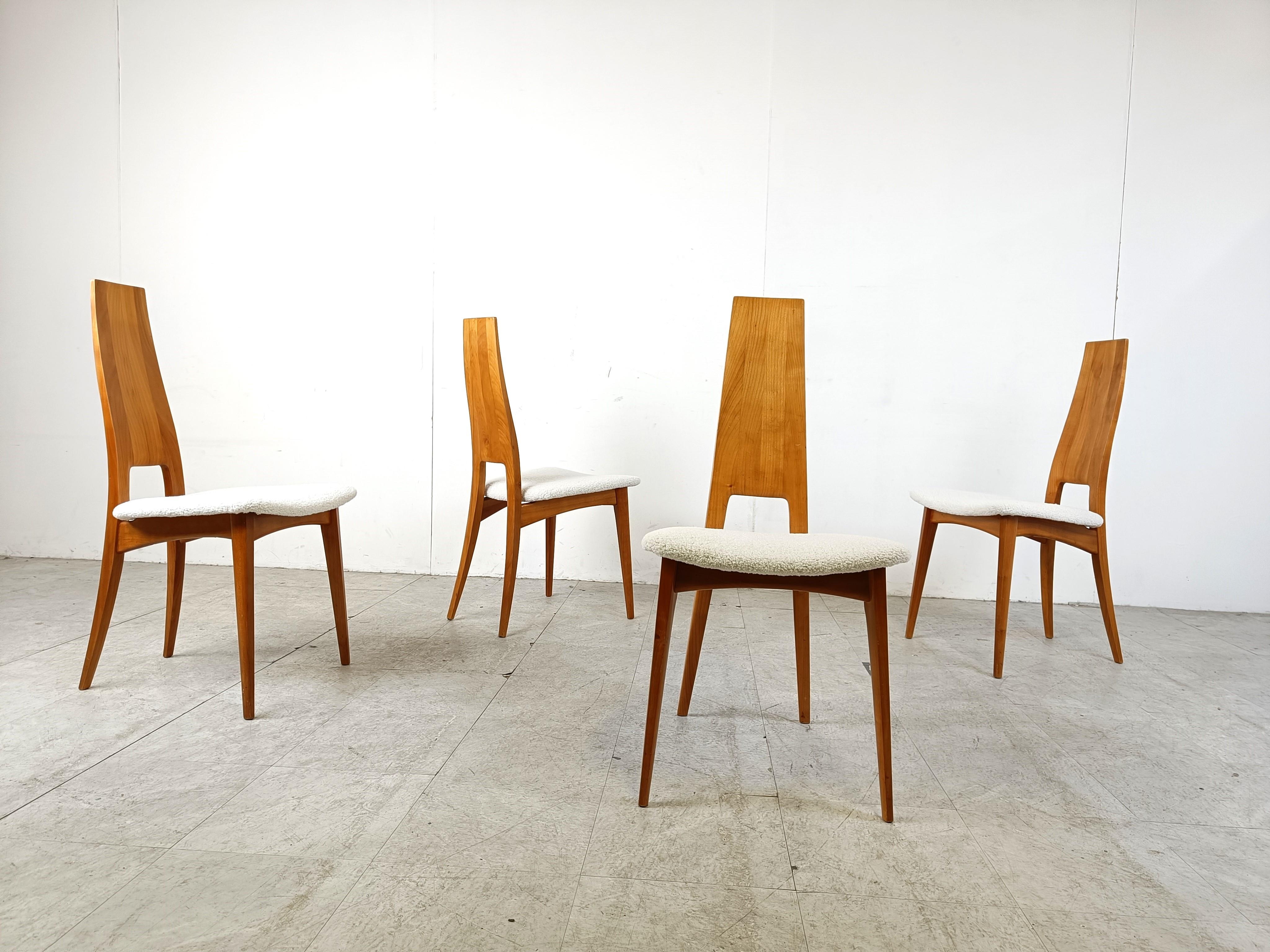 Vintage dining chairs by Van den berghe Pauvers, 1970s 2