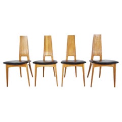 Vintage Dining Chairs by Van Den Berghe Pauvers, 1970s