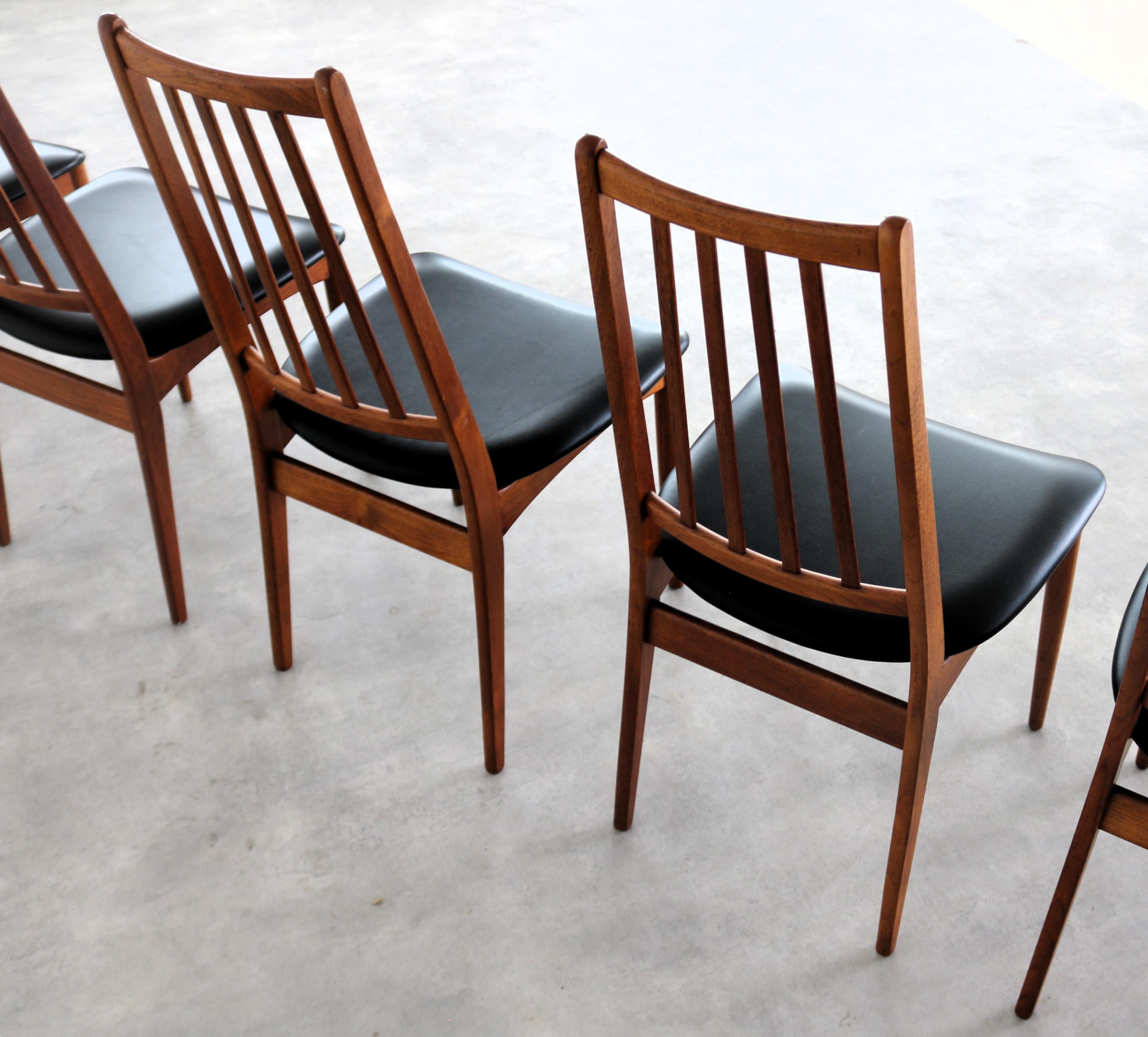 Chaises de salle à manger vintage  chaises  1960s  Danois en vente 5
