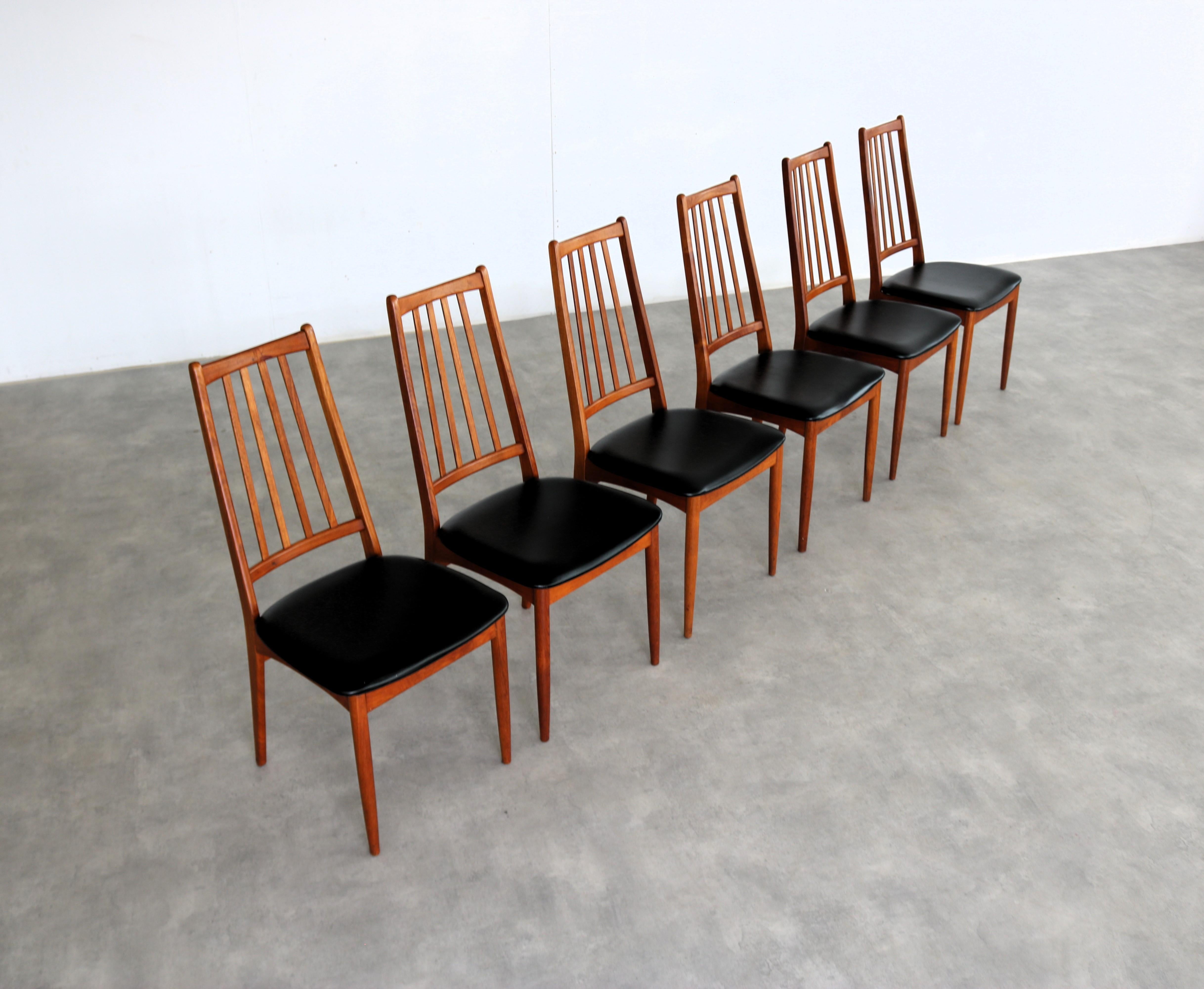 Chaises de salle à manger vintage  chaises  1960s  Danois en vente 7