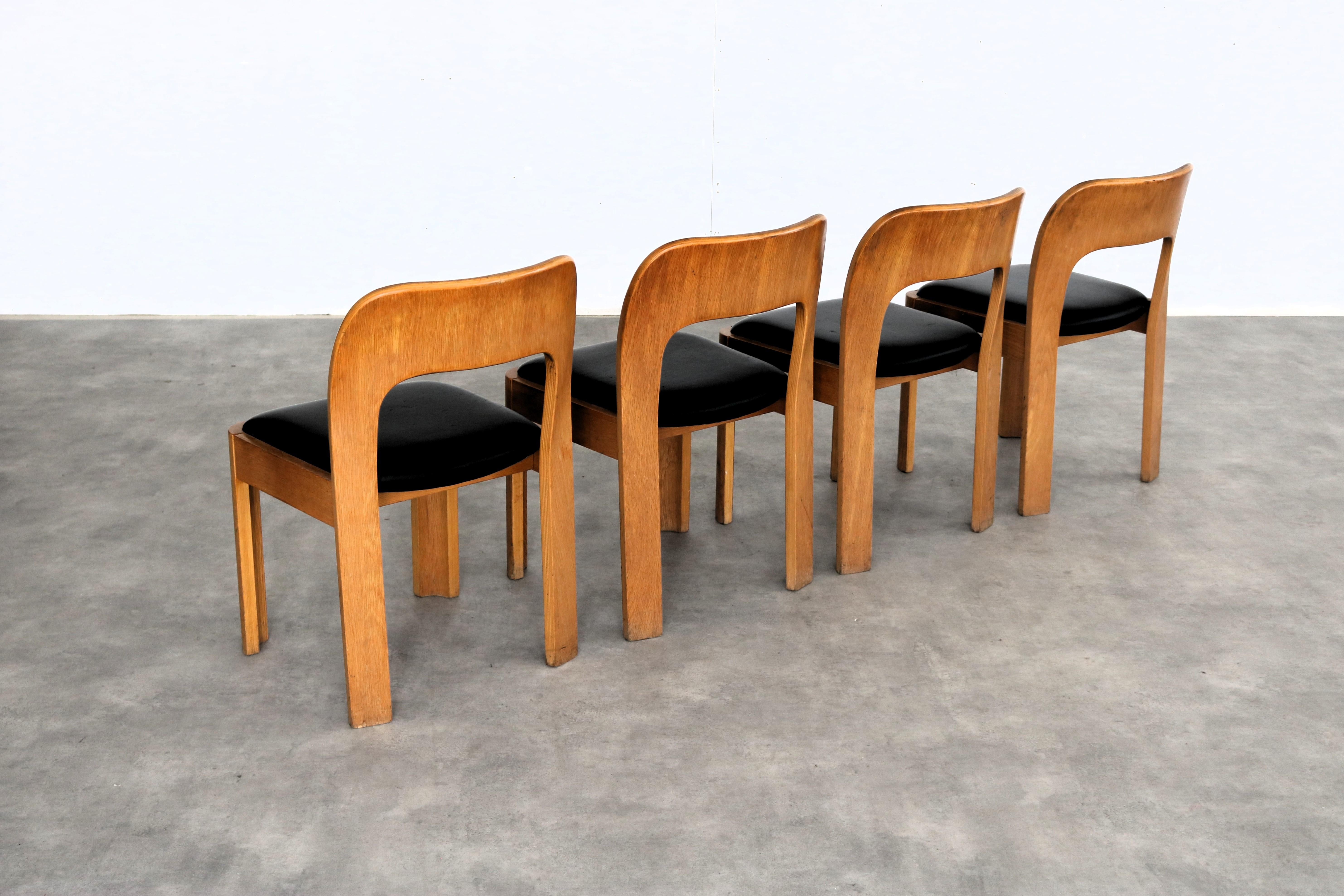 Sedie da pranzo vintage  sedie  1960s  Oak in vendita 5