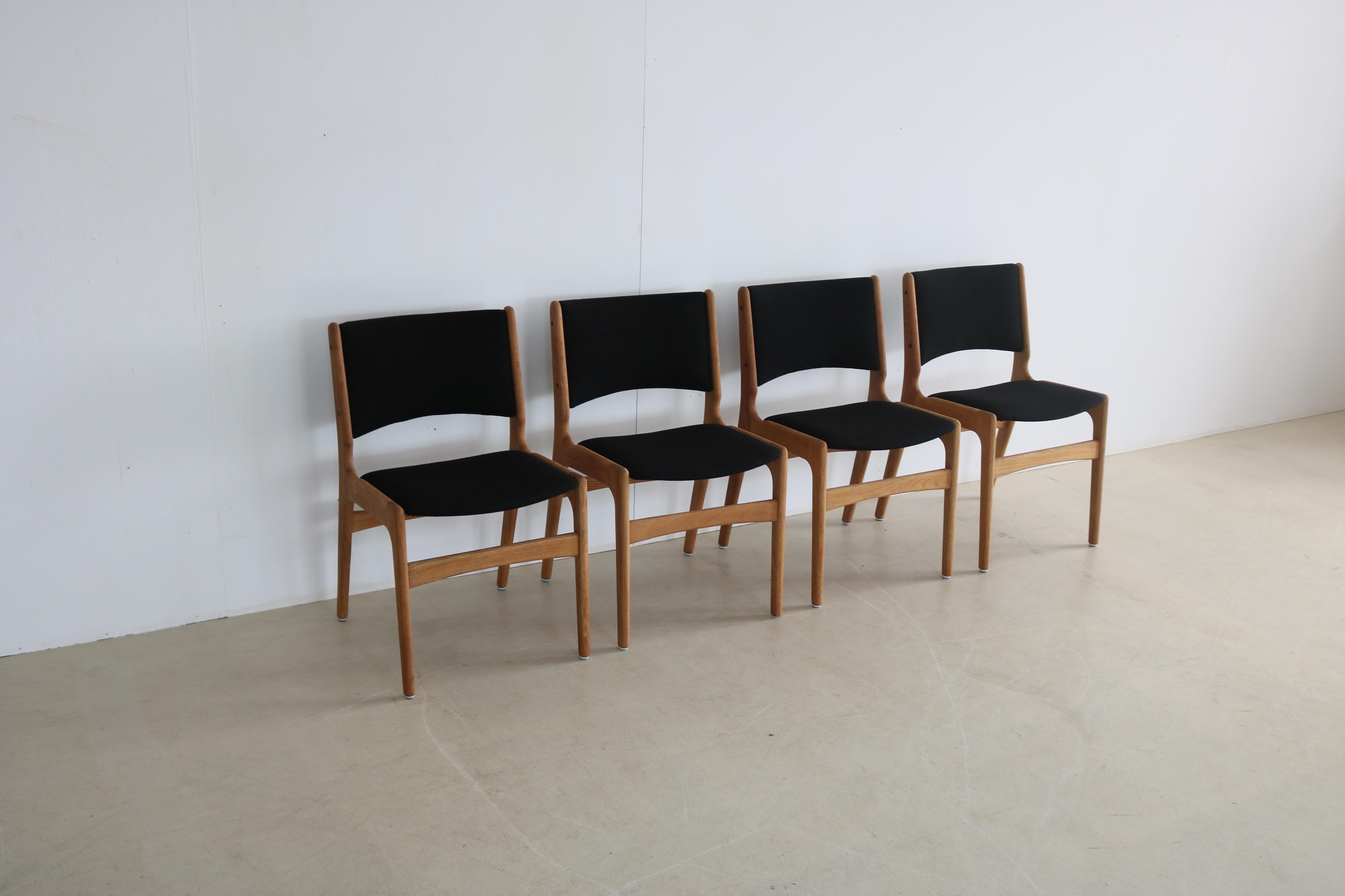vintage dining chairs  chairs  1960s  oak For Sale 2