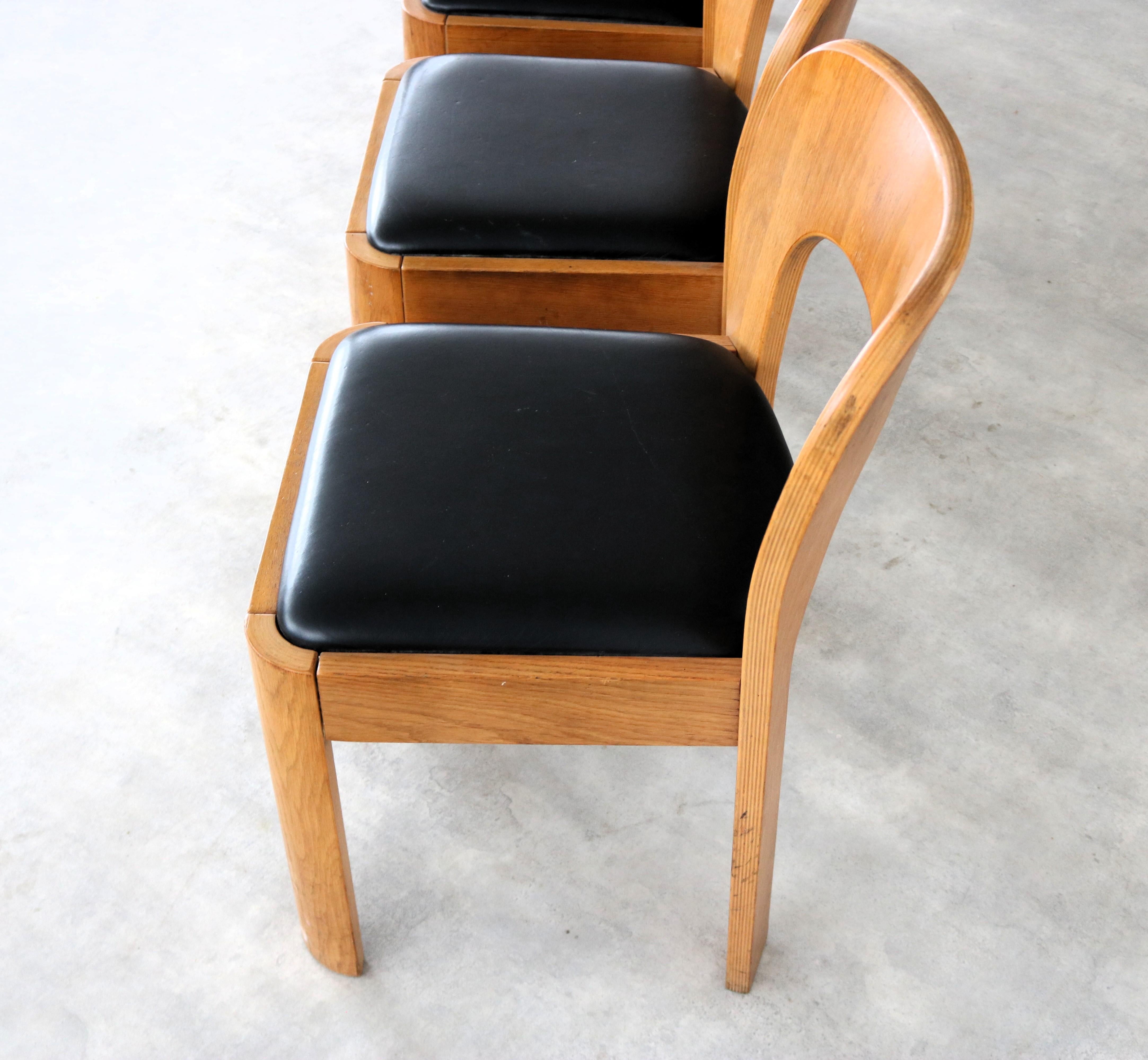 Sedie da pranzo vintage  sedie  1960s  Oak in vendita 3