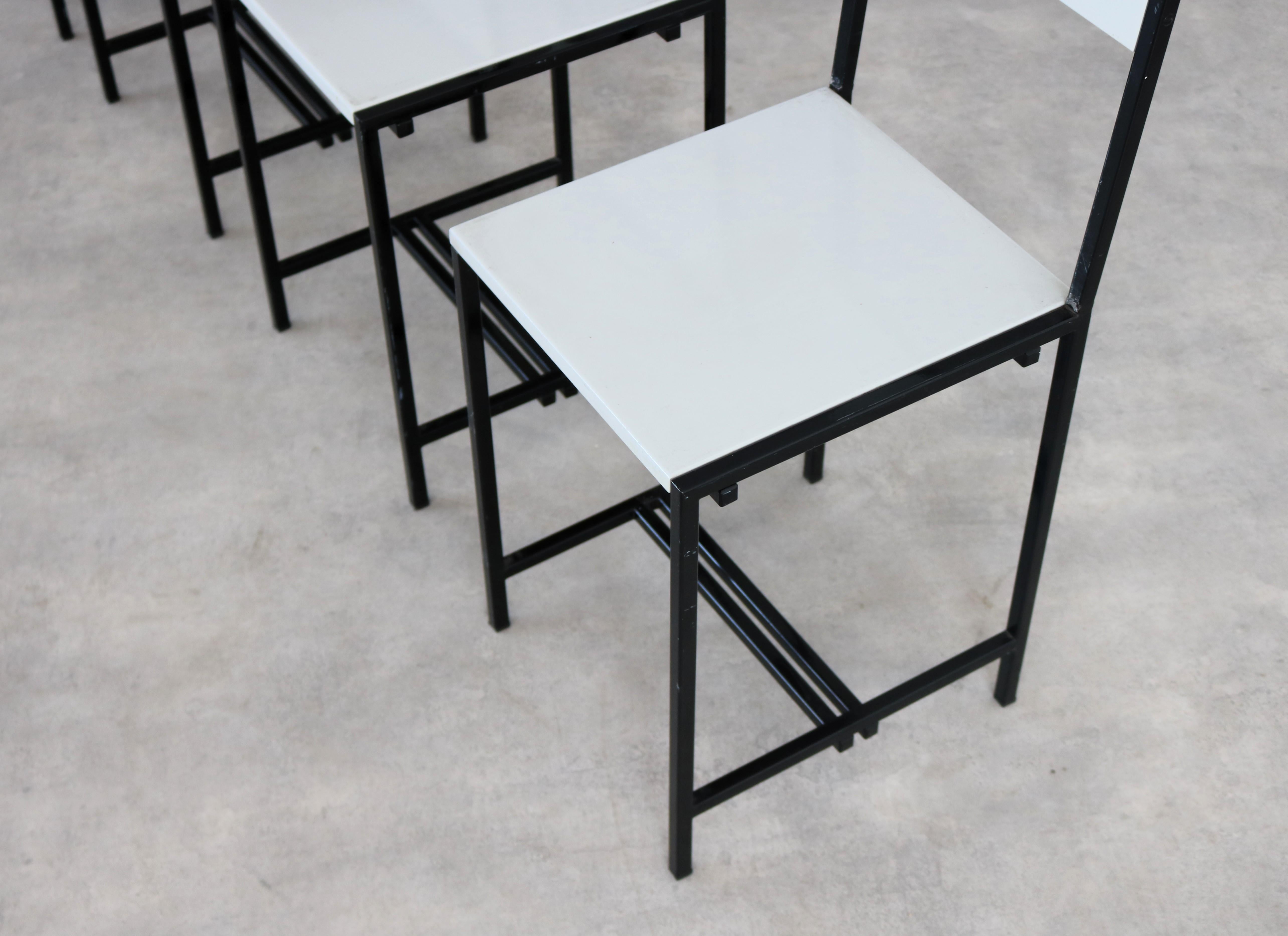 vintage dining chairs  chairs  1960s  set of 5 For Sale 5