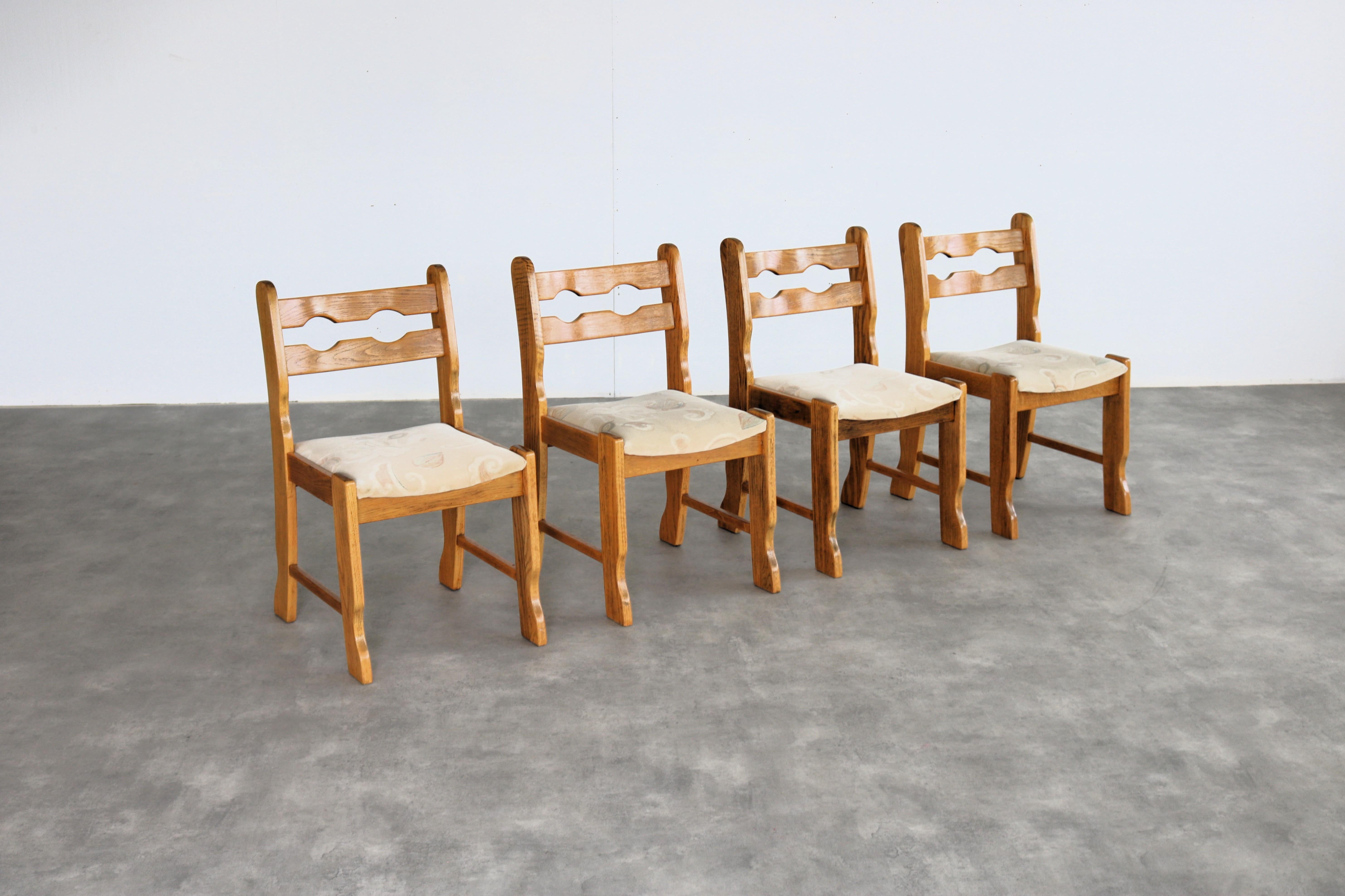 Dutch vintage dining chairs  chairs  brutalist  1960s For Sale