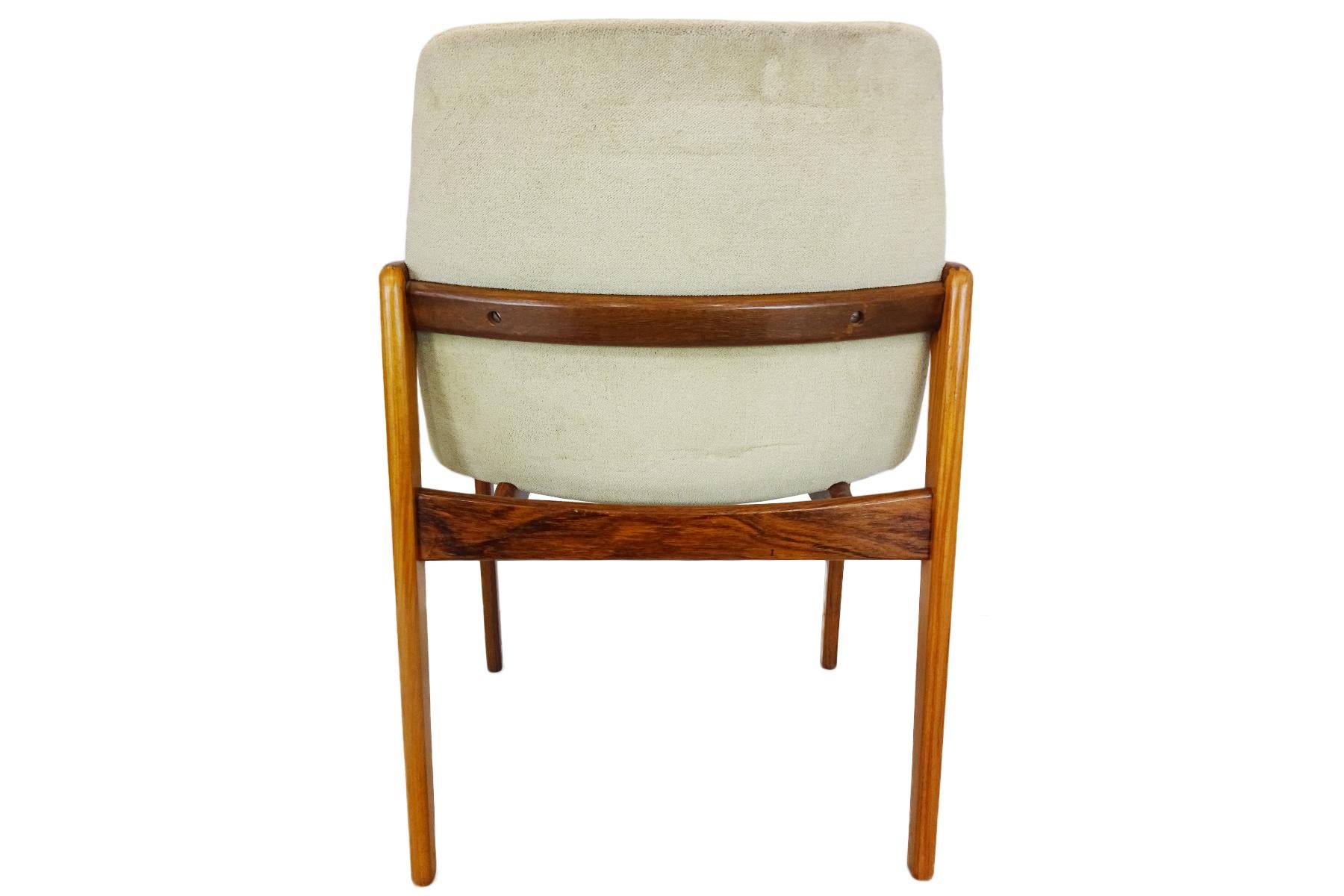 Mid-Century Modern Vintage Dining Chairs, Danish Midcentury Kai Kristiansen Carver Dining Chairs