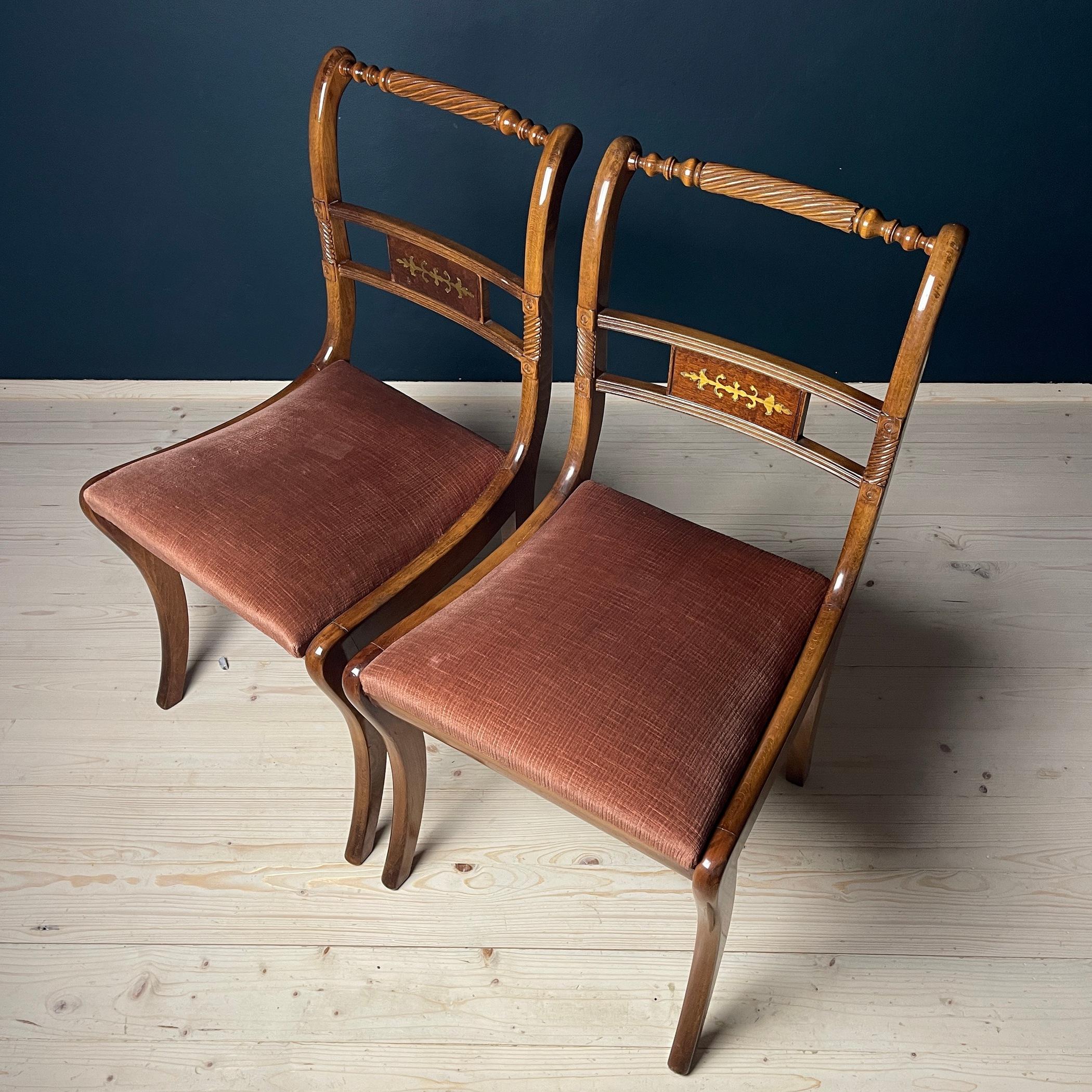 Vintage dining chairs, Italy 1960s Set of 2 For Sale 2