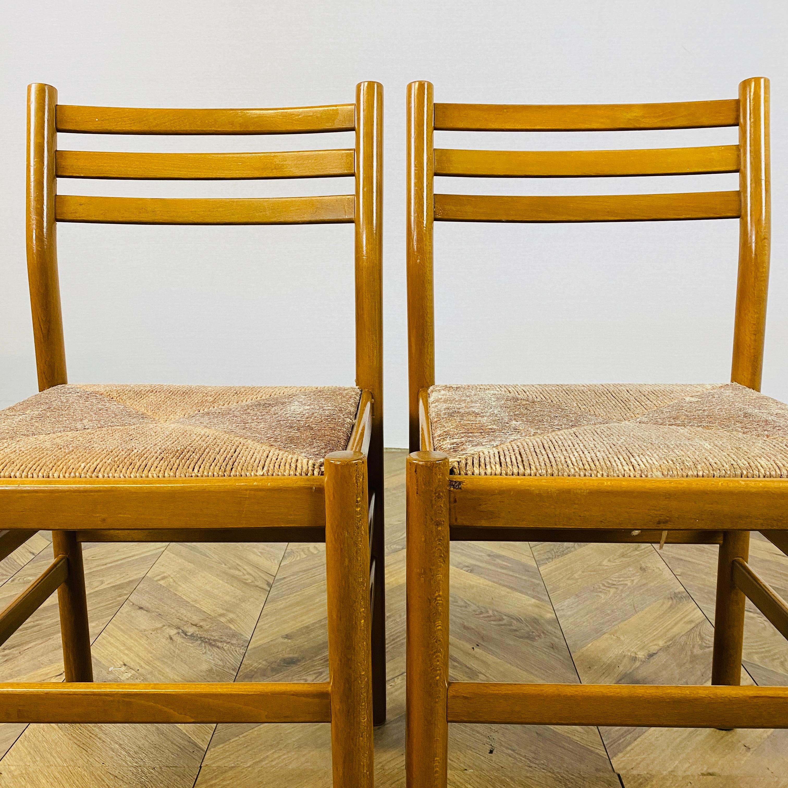 Late 20th Century Vintage Dining Chairs, Set of 4, 1970s
