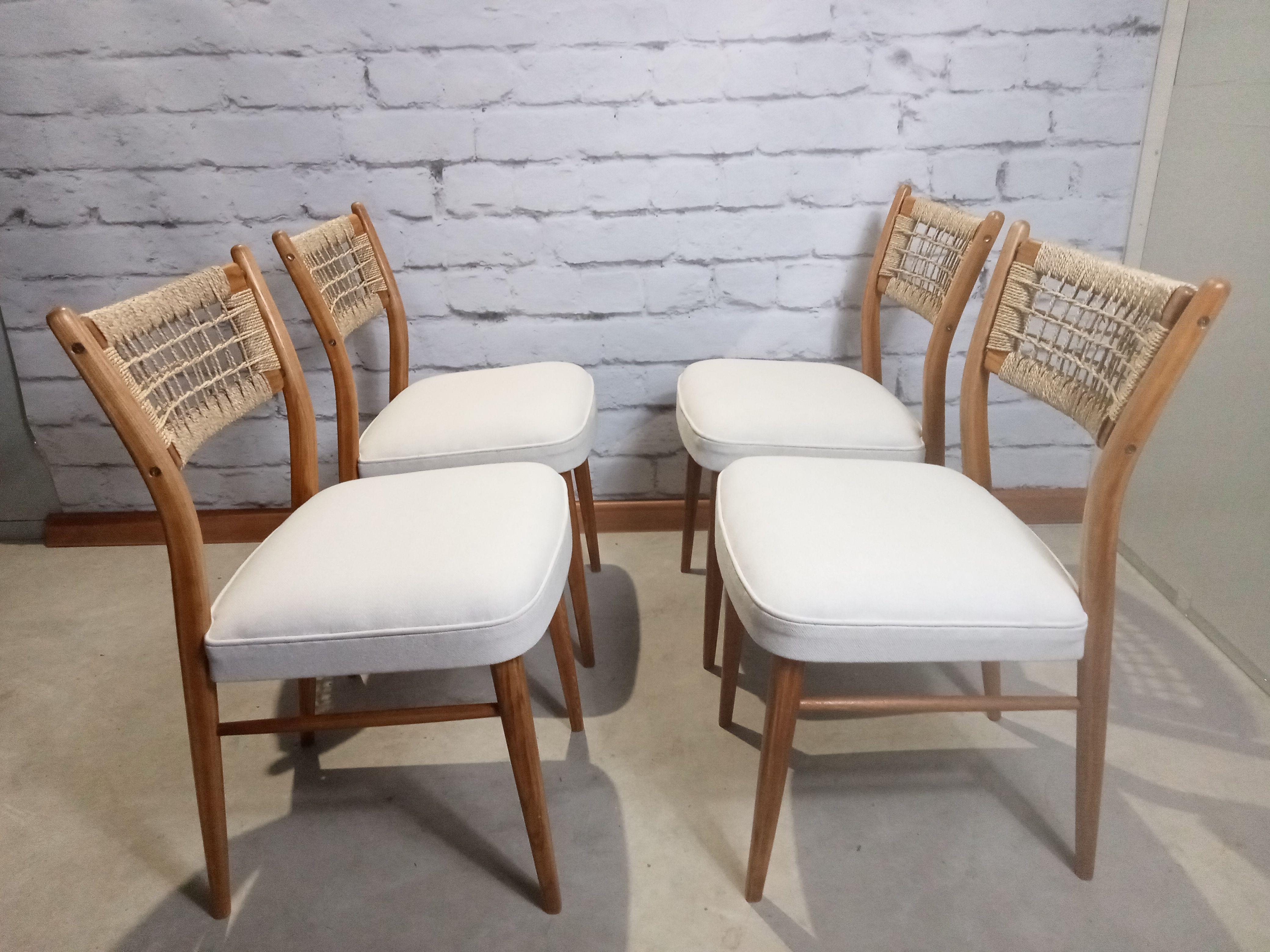 Vintage Dining Chairs, Set of 4 3