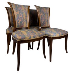 Vintage dining chairs, Set of 4, Italy 1950s