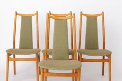 Vintage Dining Chairs Set of 4, Mid Century Modern Chairs, 1960s German Casala