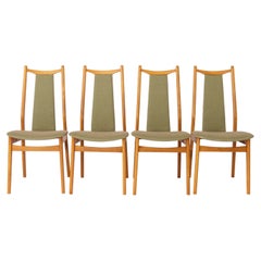 Vintage Dining Chairs Set of 4, Mid Century Modern Chairs, 1960s German Casala