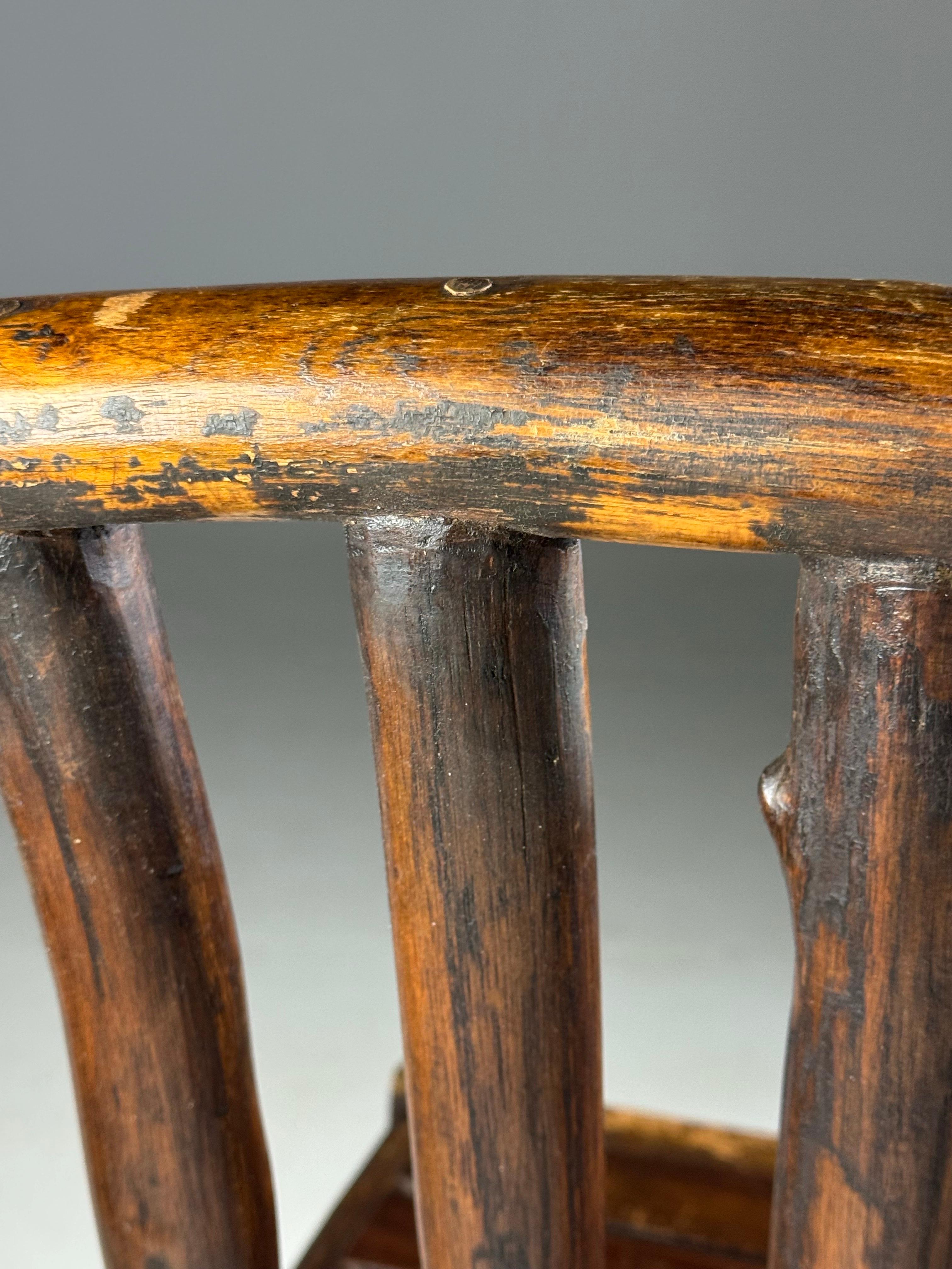 Chaises de salle à manger vintage tronc en vente 8