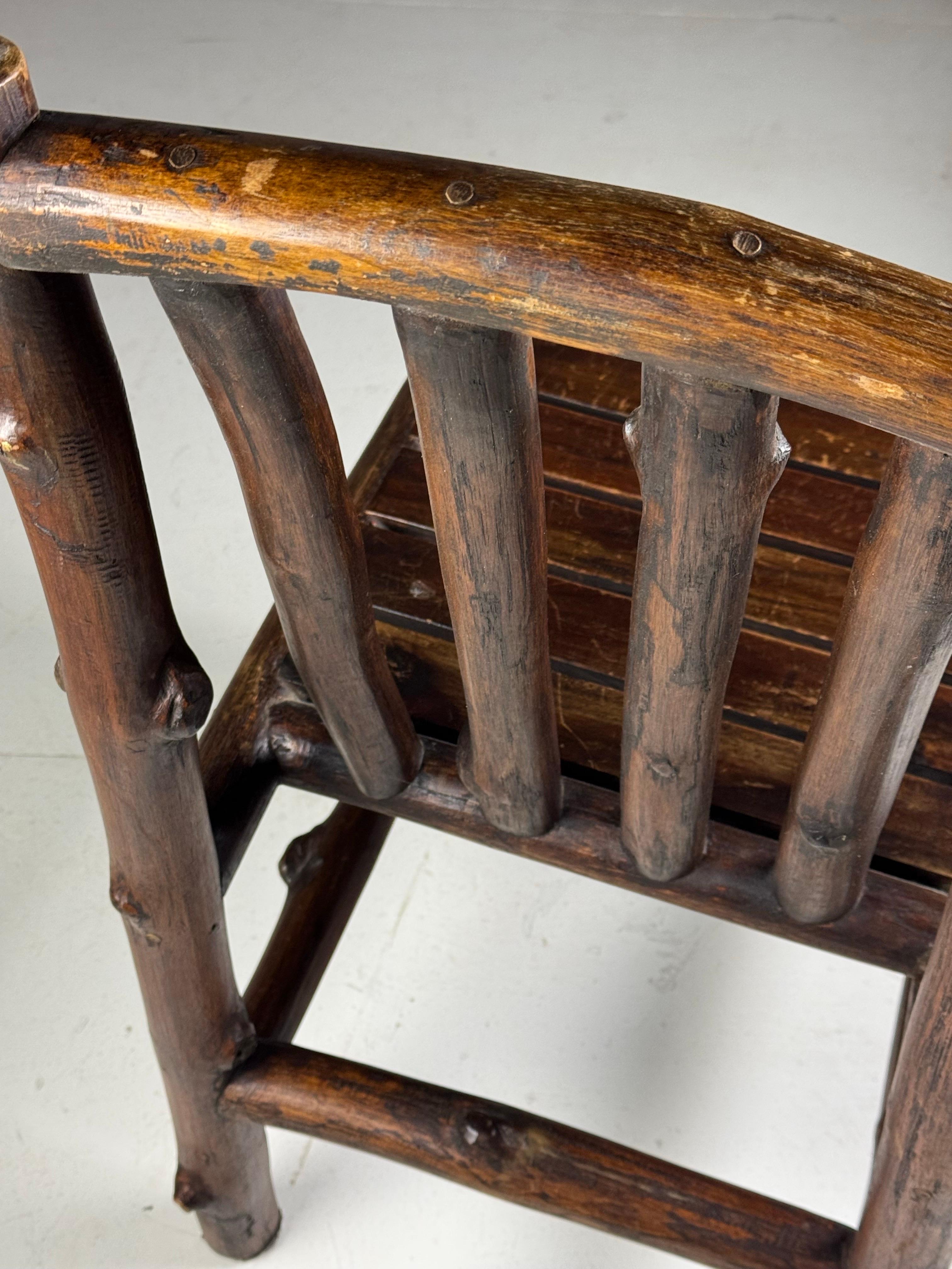 Chaises de salle à manger vintage tronc en vente 9
