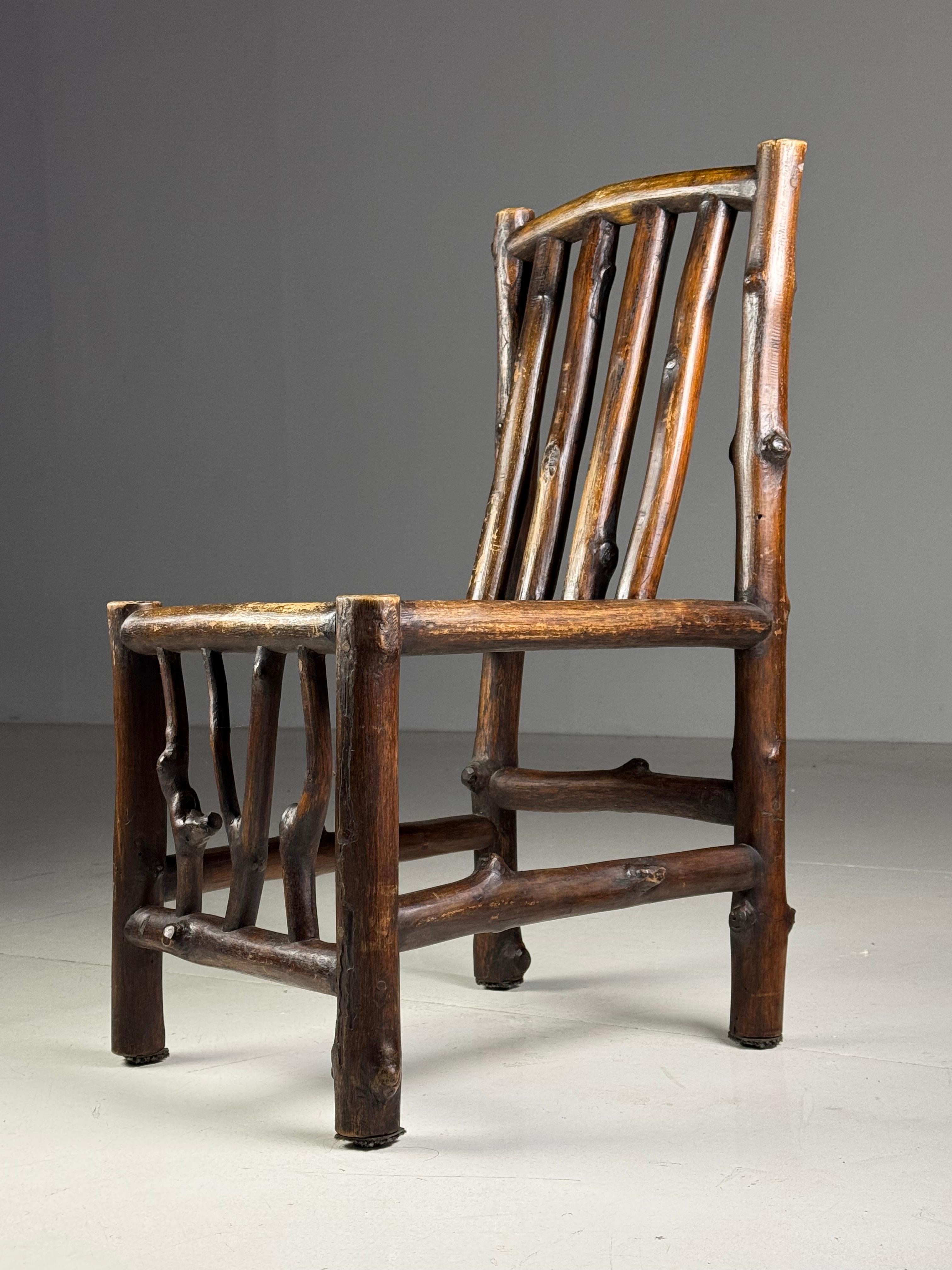 Chaises de salle à manger vintage tronc Bon état - En vente à MILL, NL