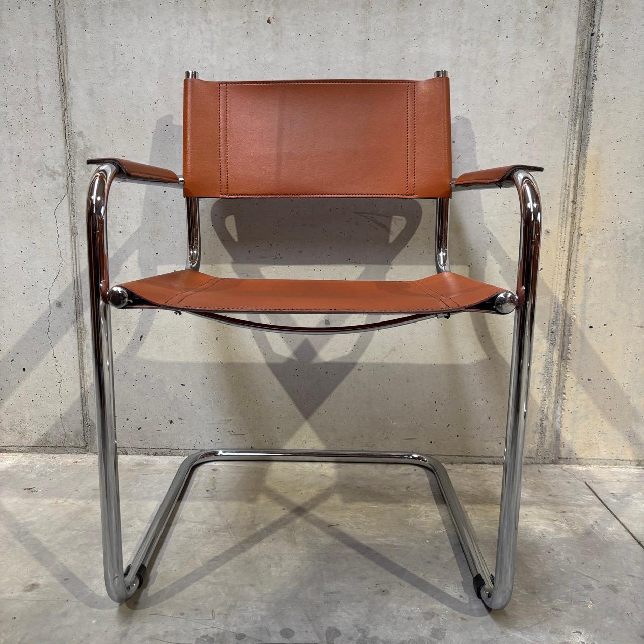 Vintage dining room chairs  cantilever chairs 6 pieces  Designer Mart Stam, 70 2