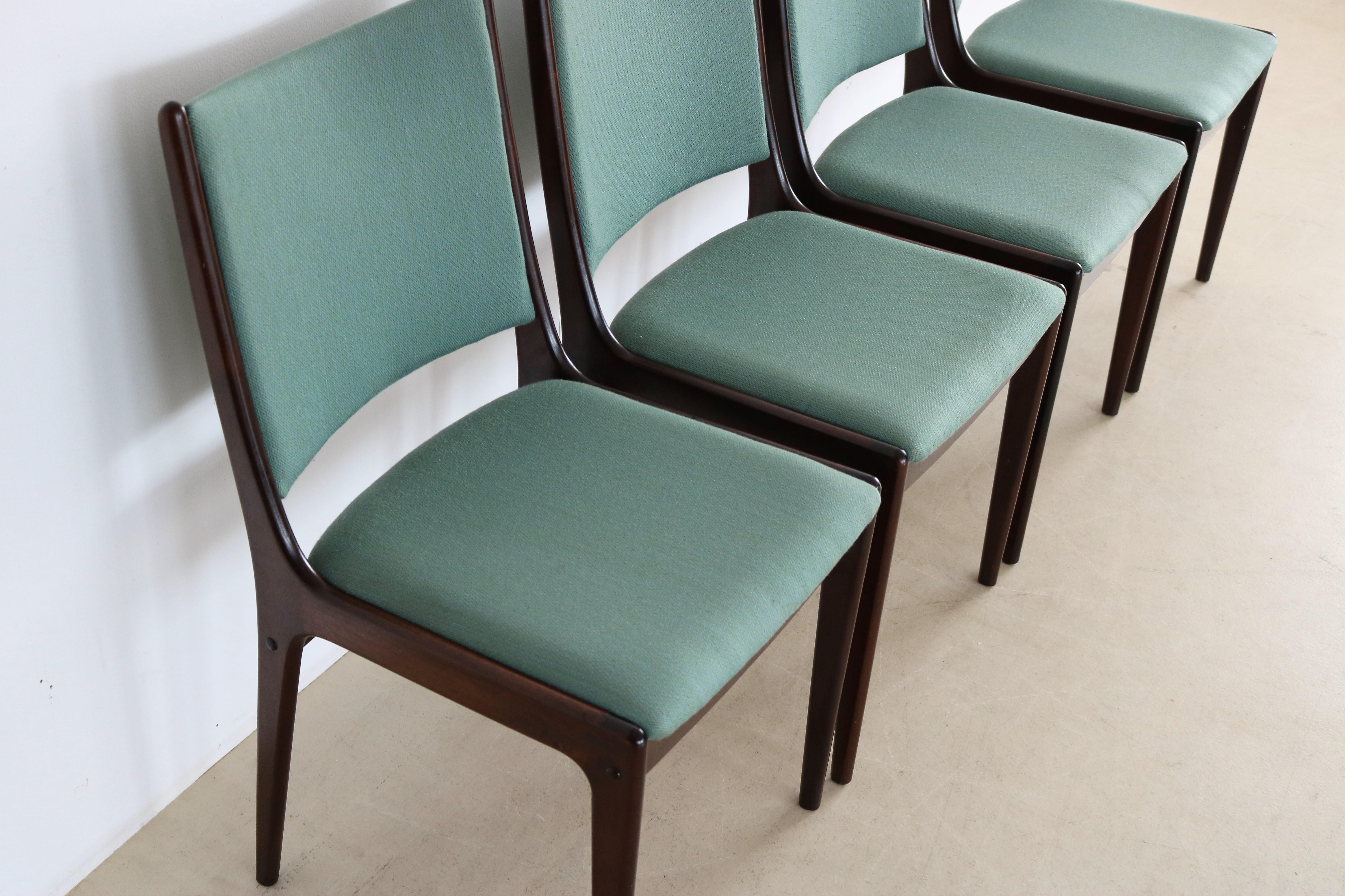 Fabric Vintage Dining Room Chairs Chairs 1960s Danish For Sale