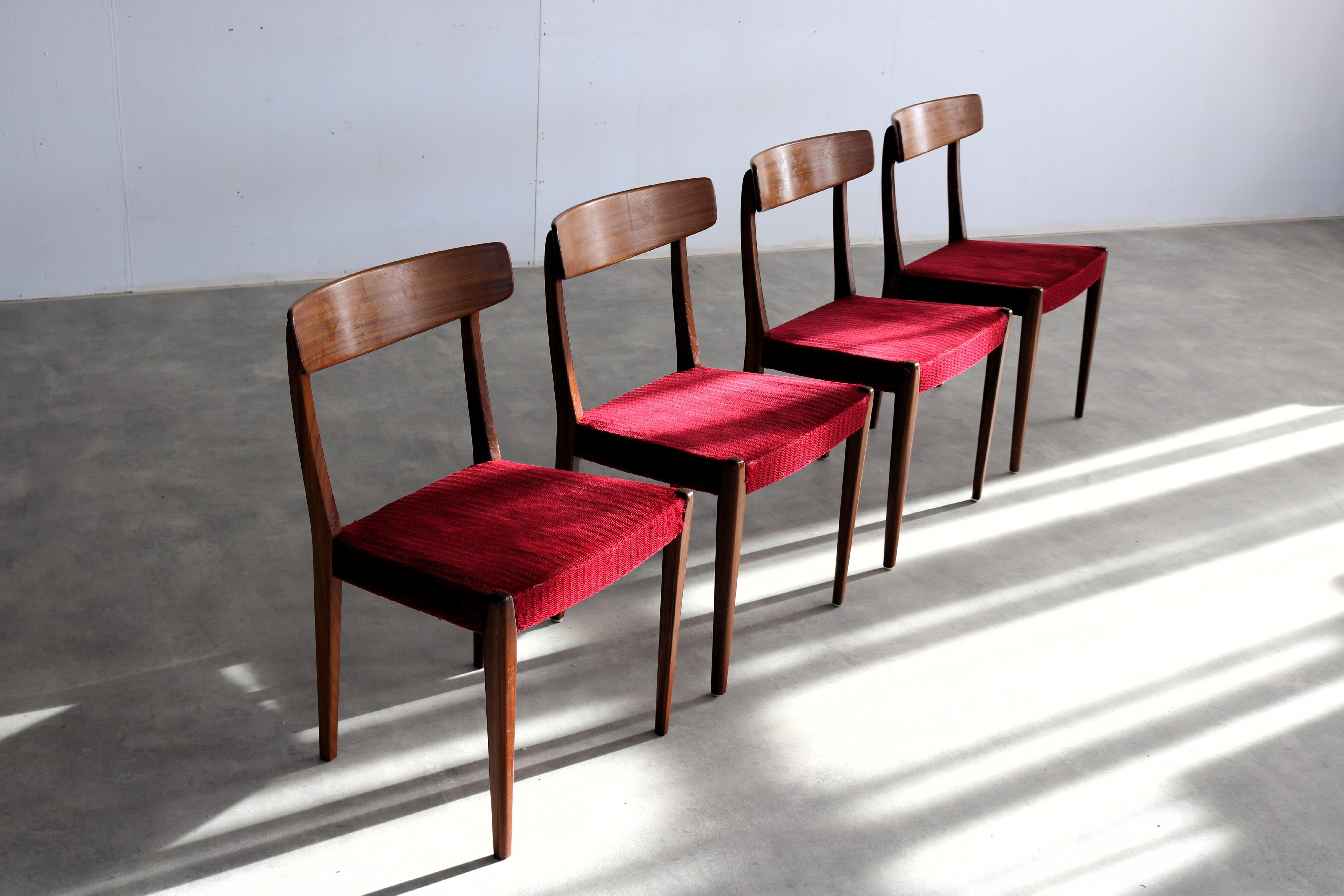 vintage dining room chairs  chairs  60s  Skaraborgs In Good Condition In Lemmer, NL
