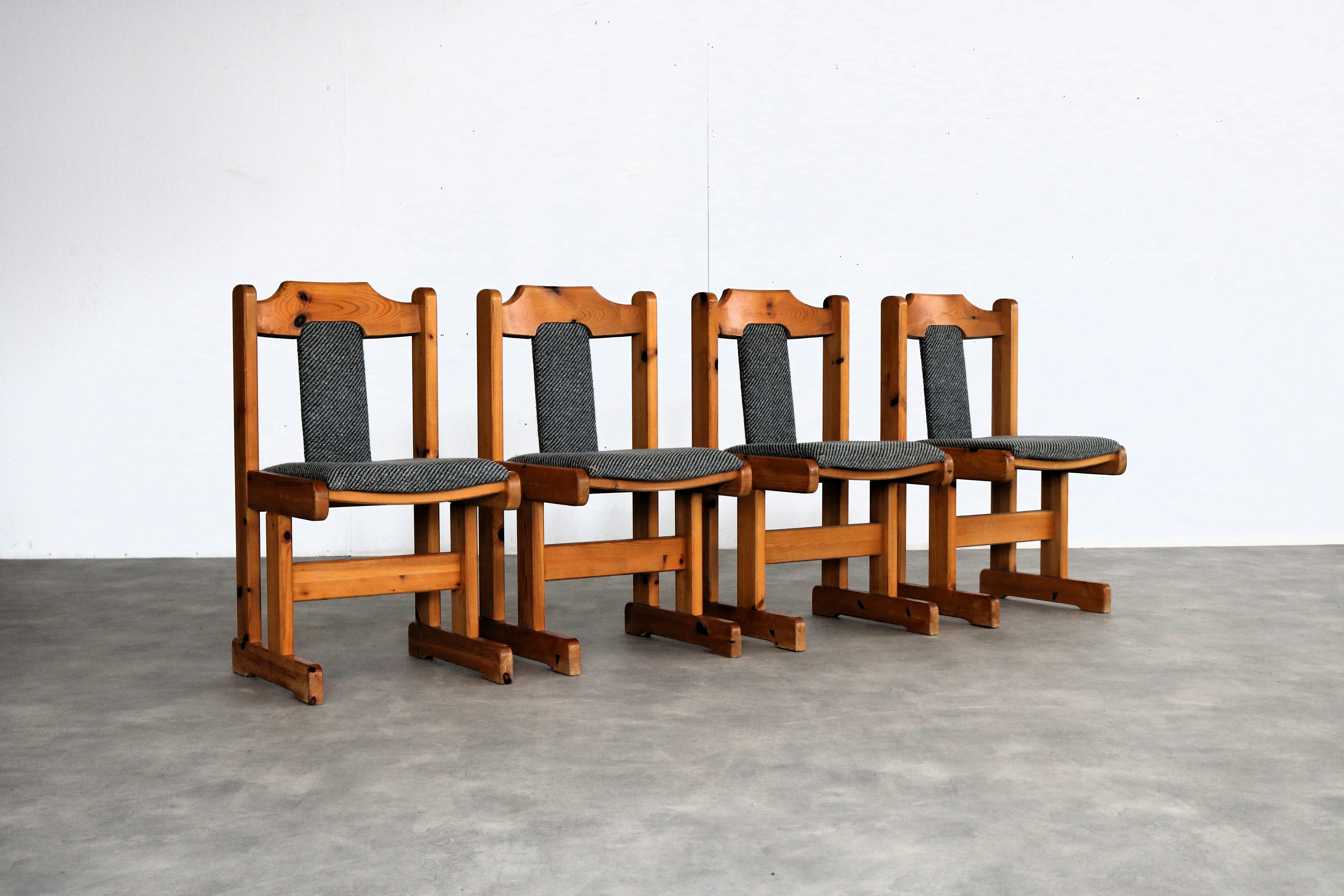 vintage dining room chairs  chairs  60s  Sweden For Sale 4