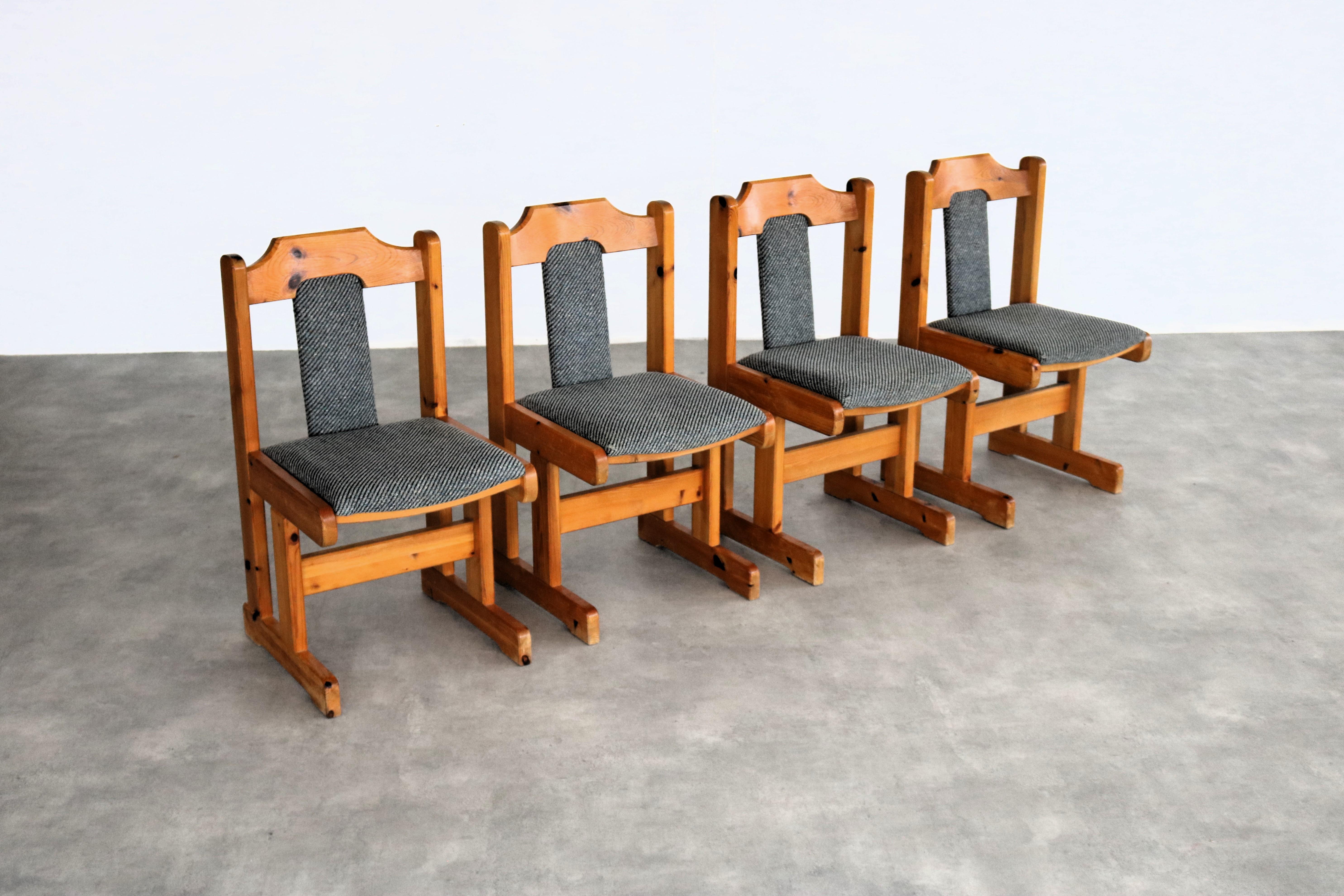 vintage dining room chairs  chairs  60s  Sweden For Sale 5