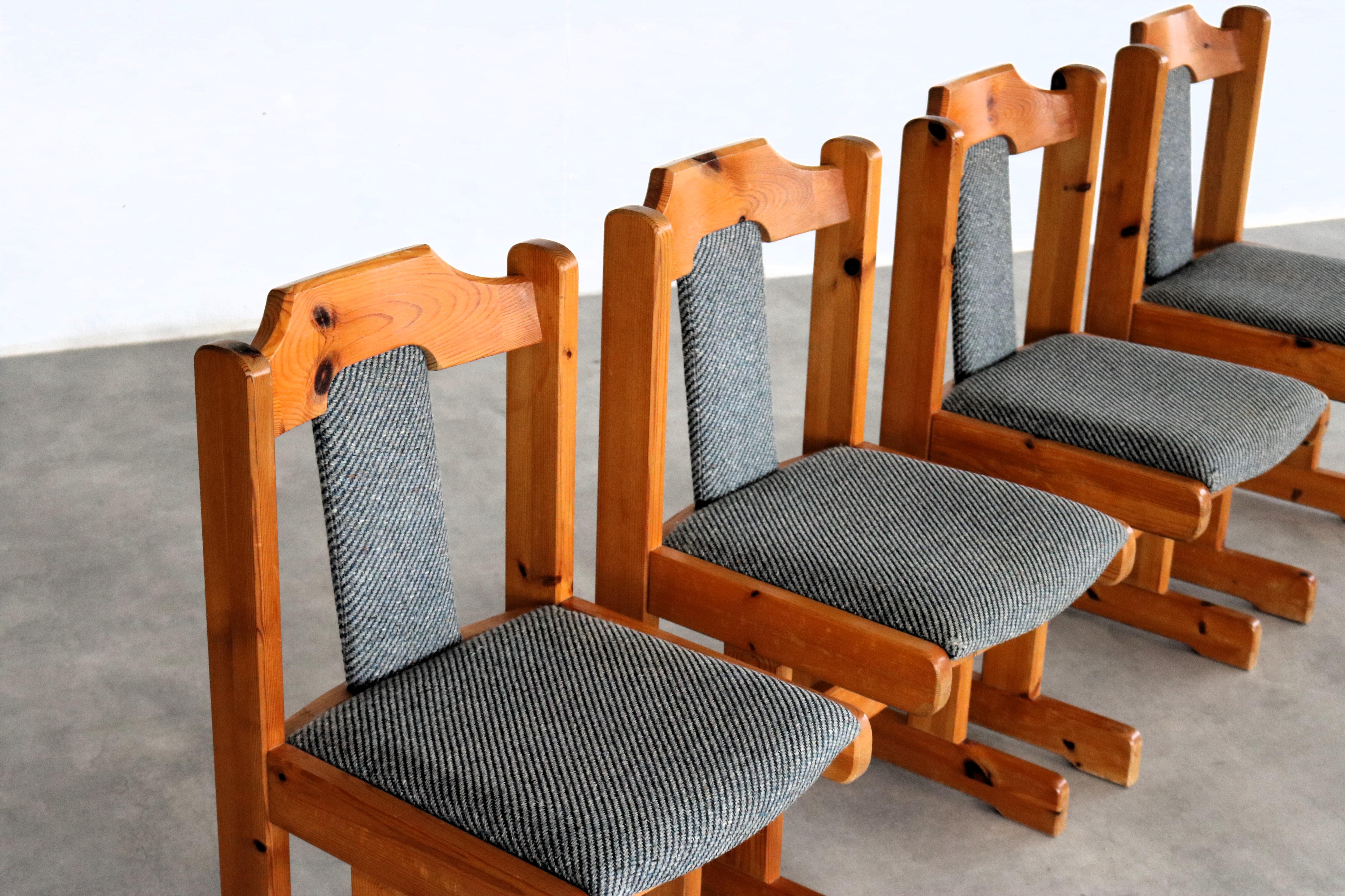 vintage dining room chairs  chairs  60s  Sweden For Sale 7