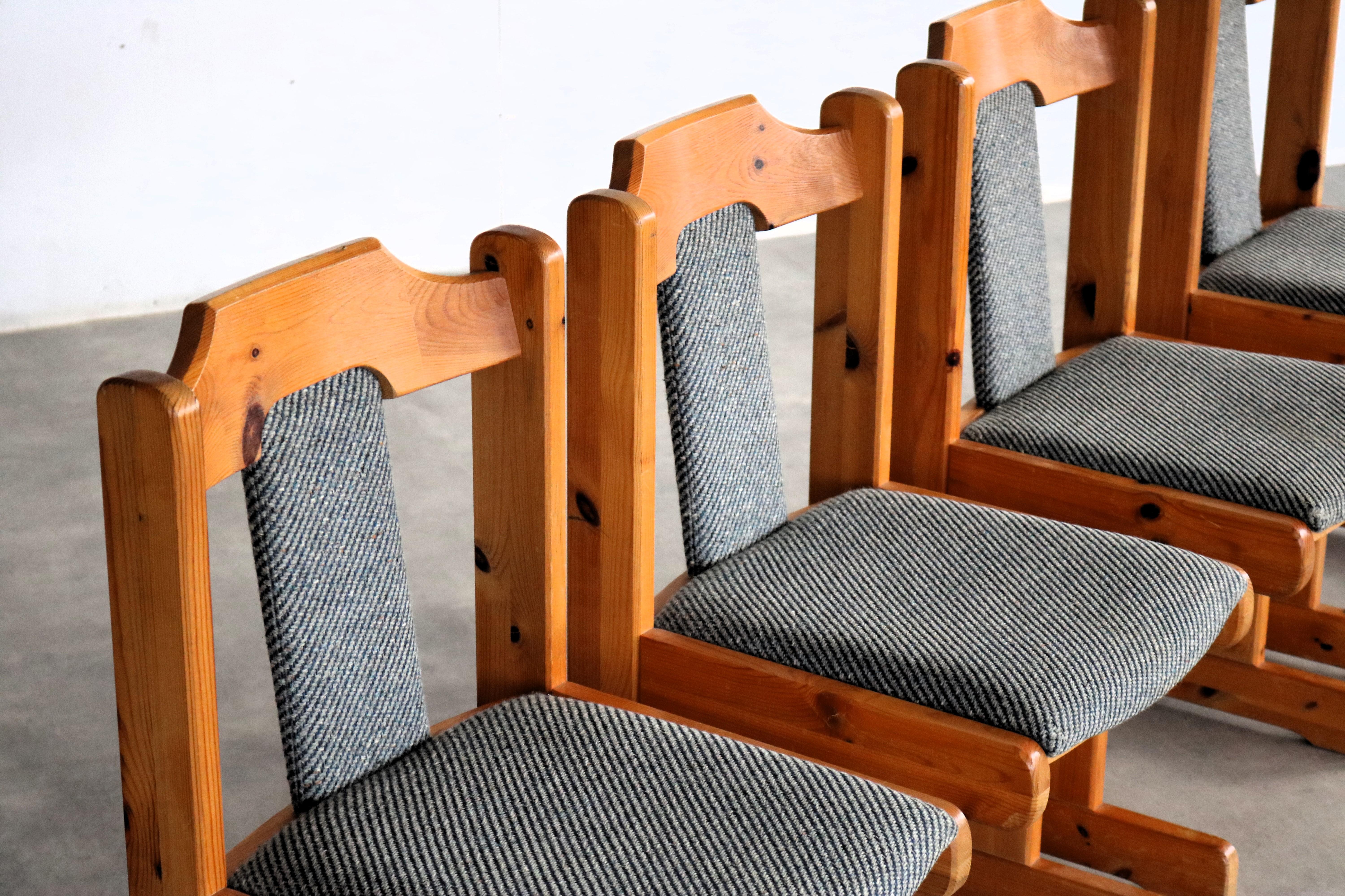Mid-20th Century vintage dining room chairs  chairs  60s  Sweden For Sale