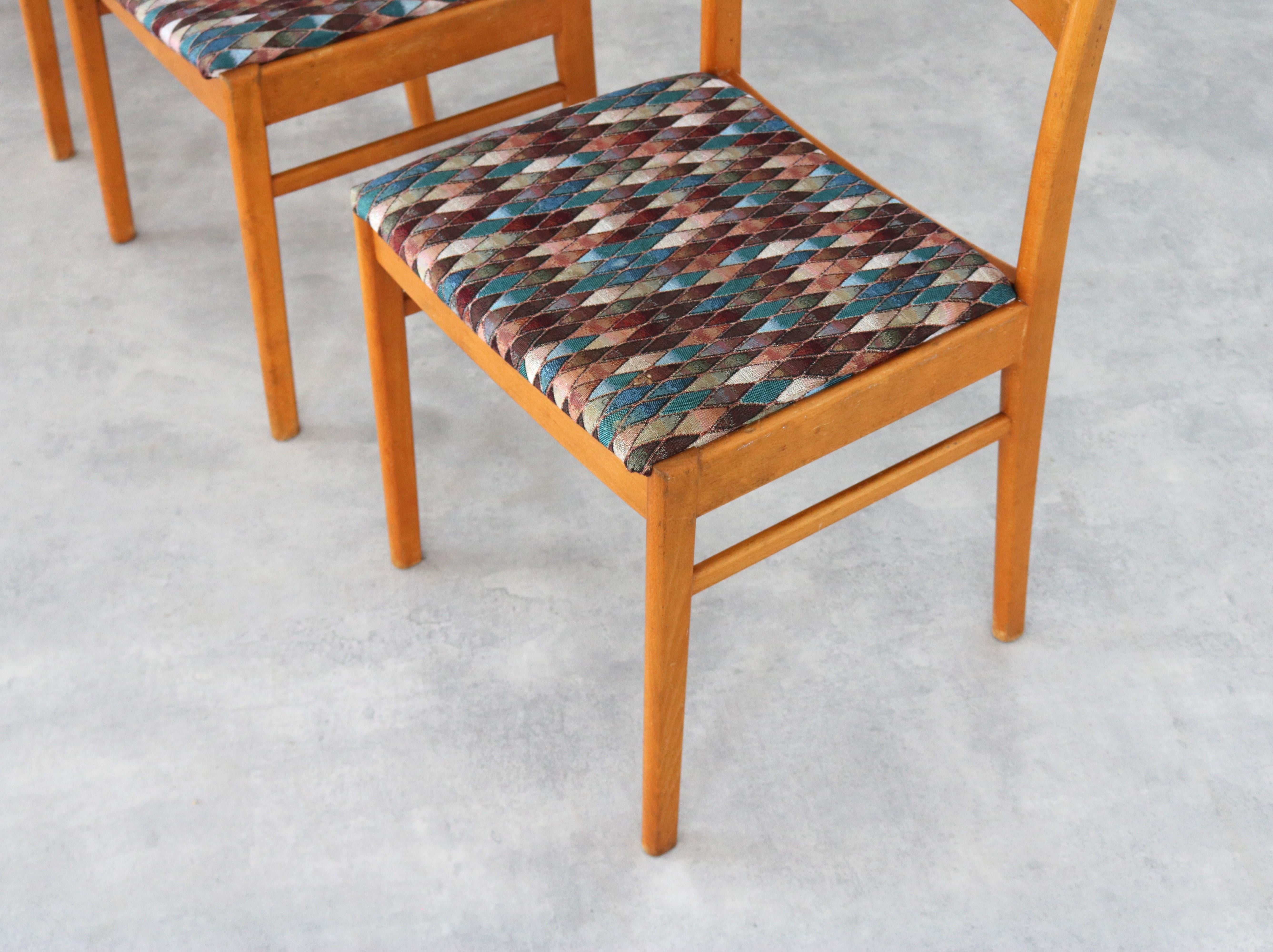 vintage dining room chairs  chairs  60s  Sweden For Sale 1
