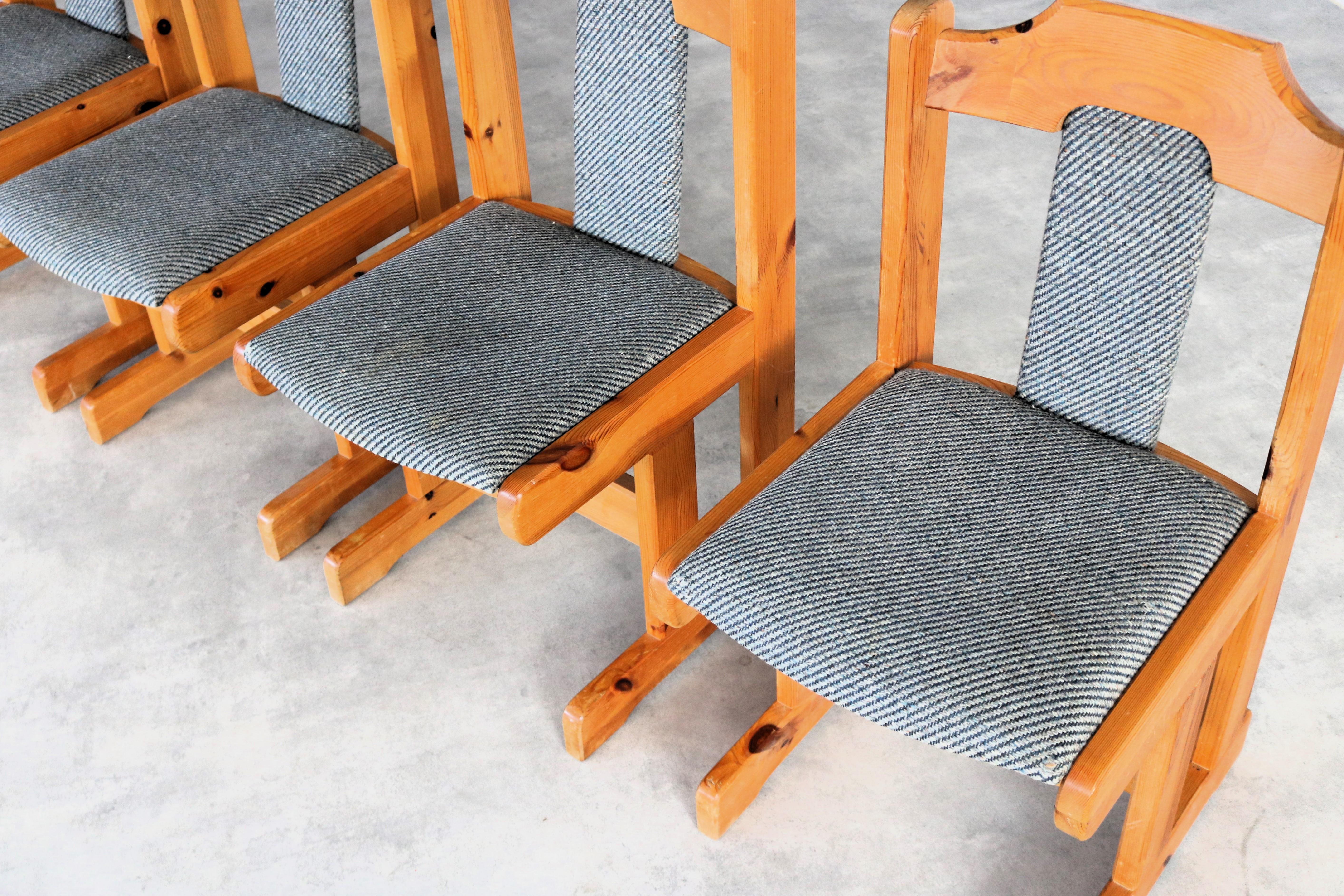 vintage dining room chairs  chairs  60s  Sweden For Sale 1