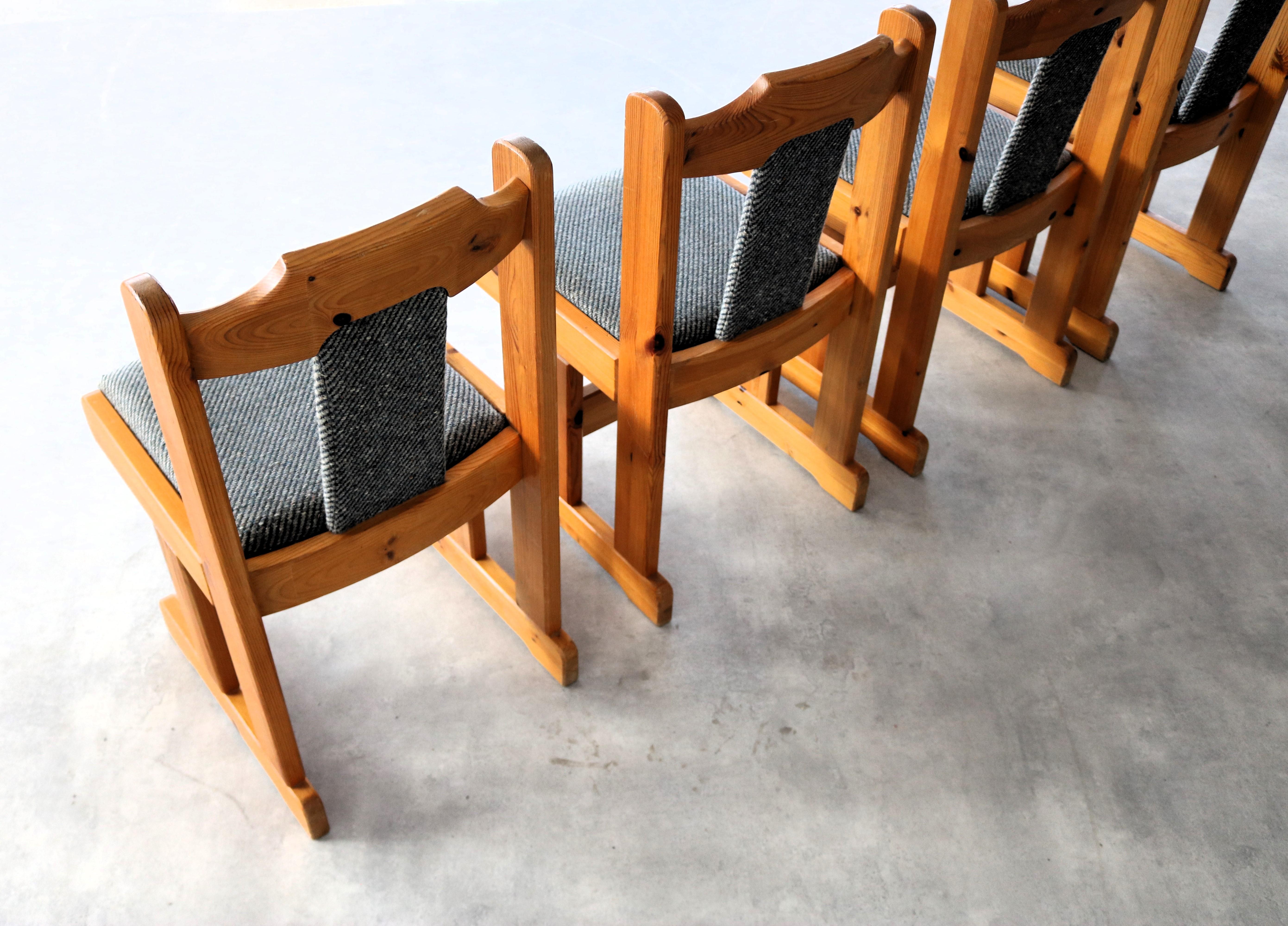 vintage dining room chairs  chairs  60s  Sweden For Sale 2