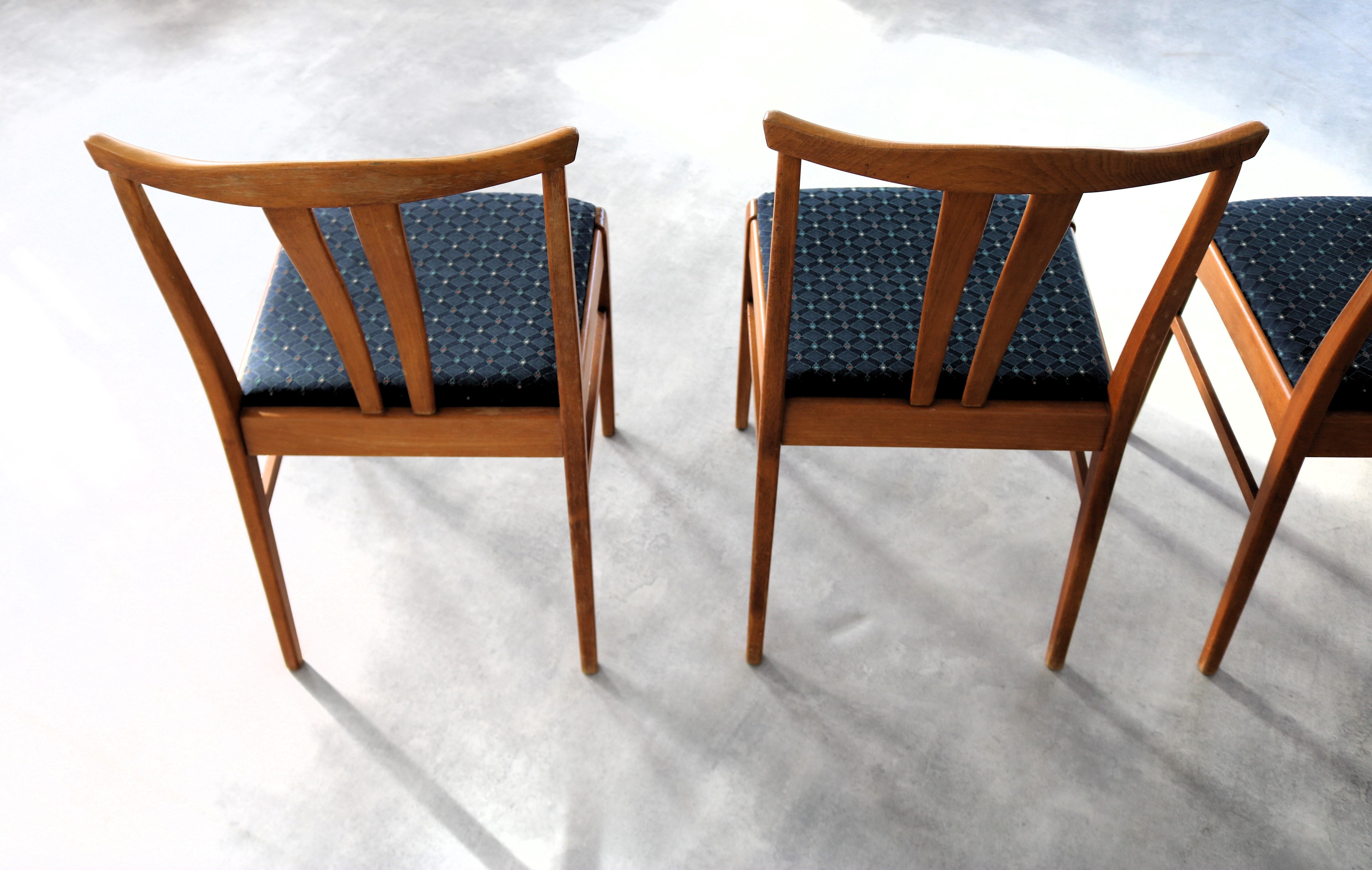Vintage Esszimmerstühle  Stühle  60s  Schwedisch im Angebot 3