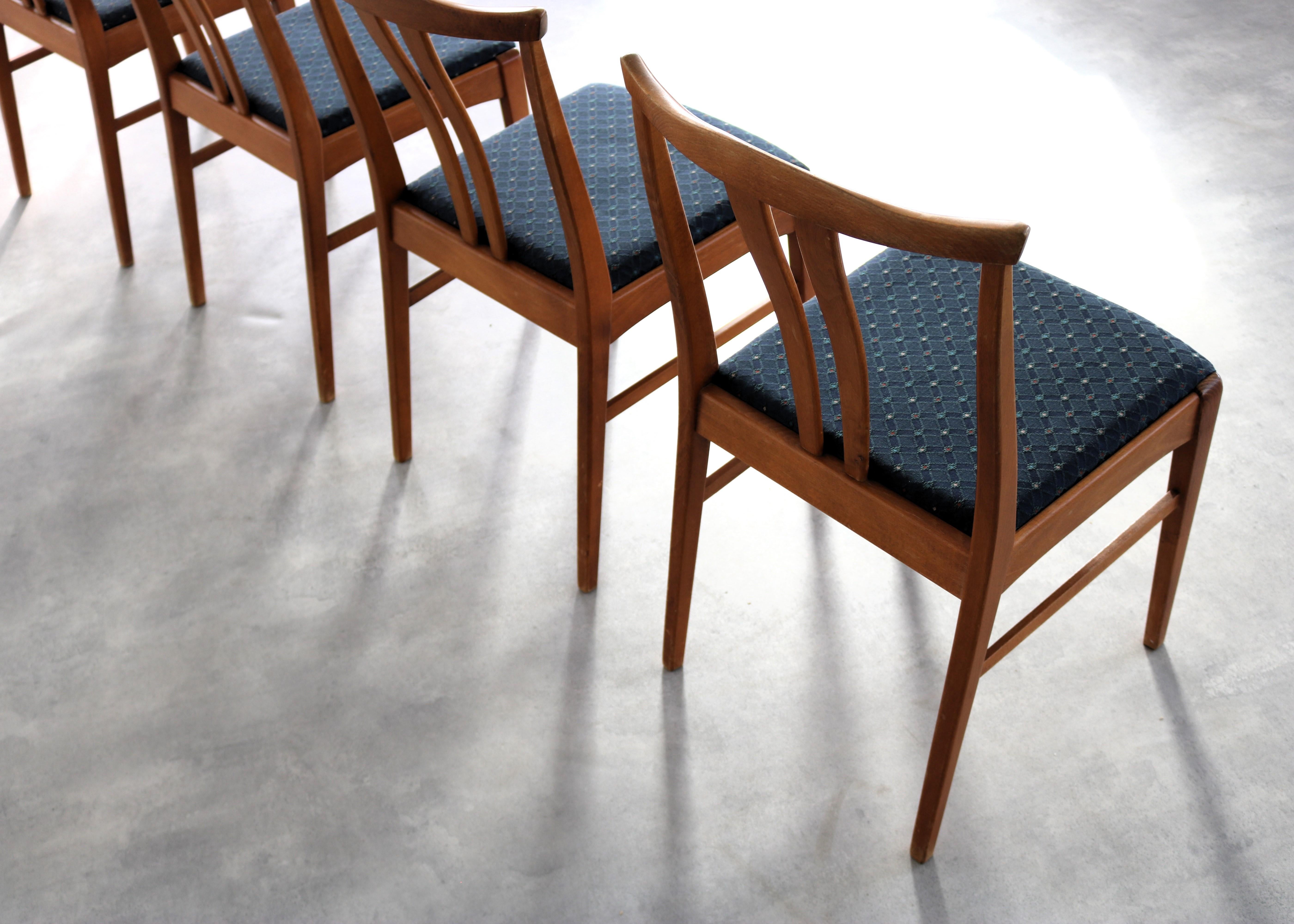 vintage dining room chairs  chairs  60s  Swedish For Sale 4