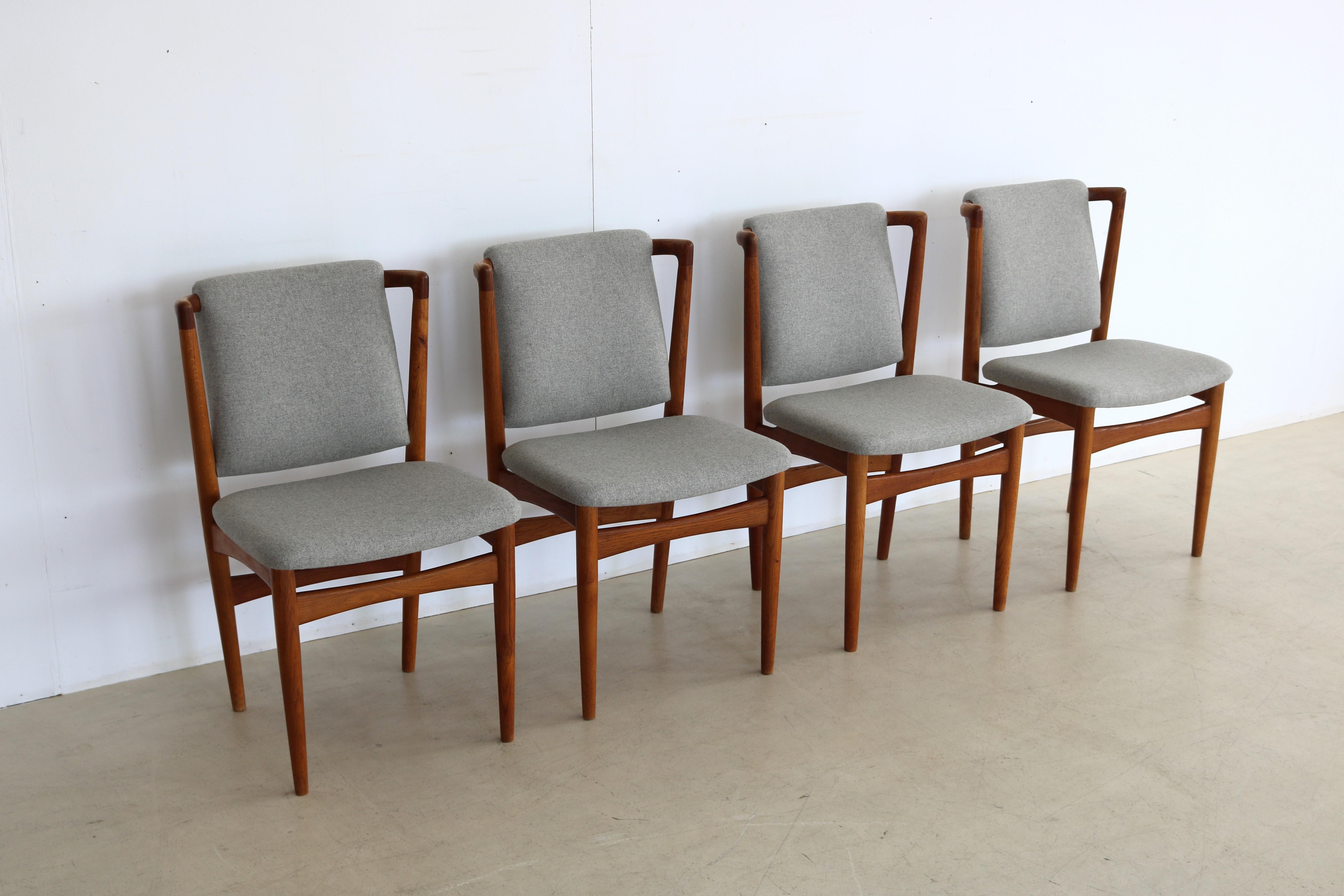 vintage dining room chairs  chairs  Denmark In Good Condition For Sale In GRONINGEN, NL