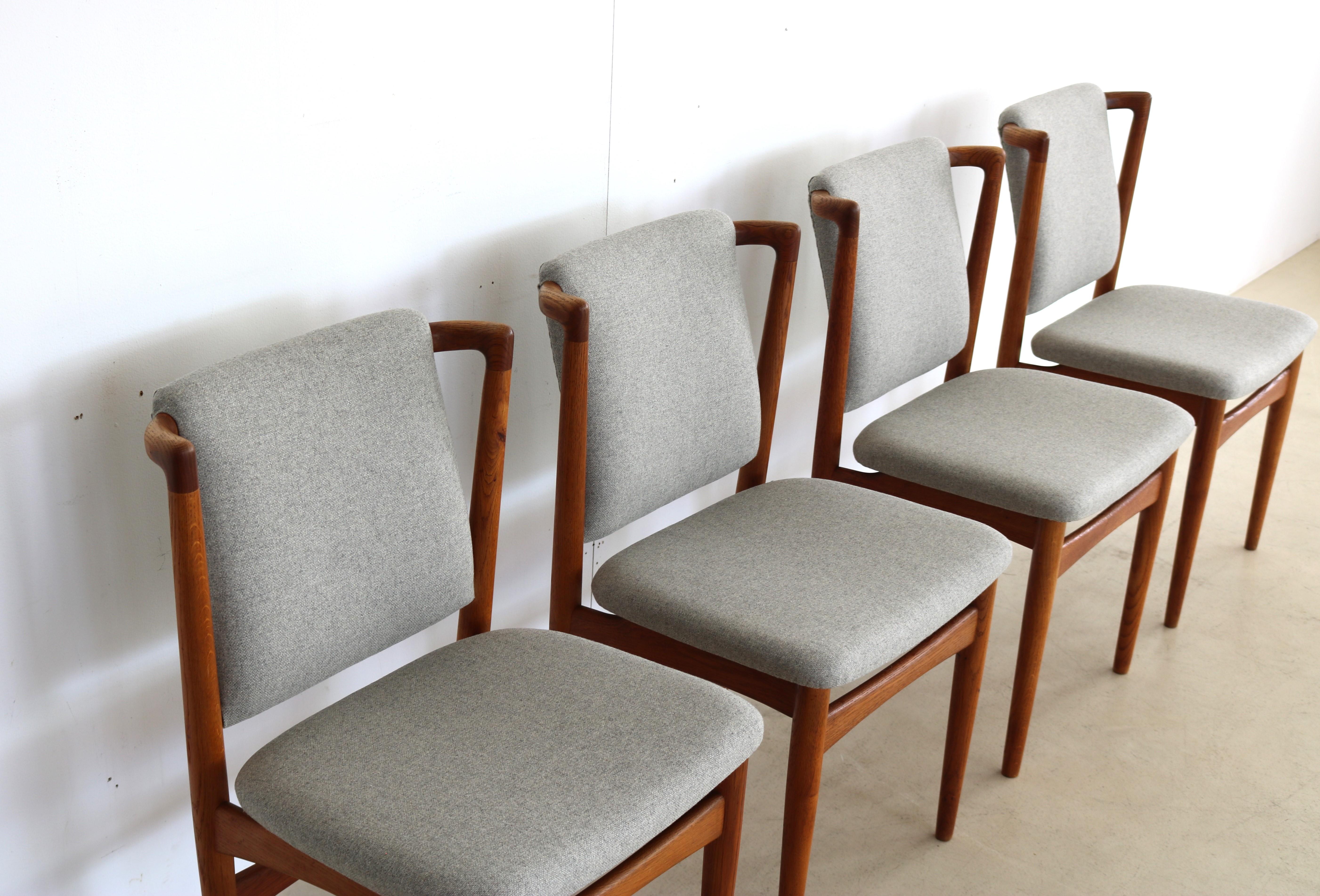 Mid-20th Century vintage dining room chairs  chairs  Denmark For Sale