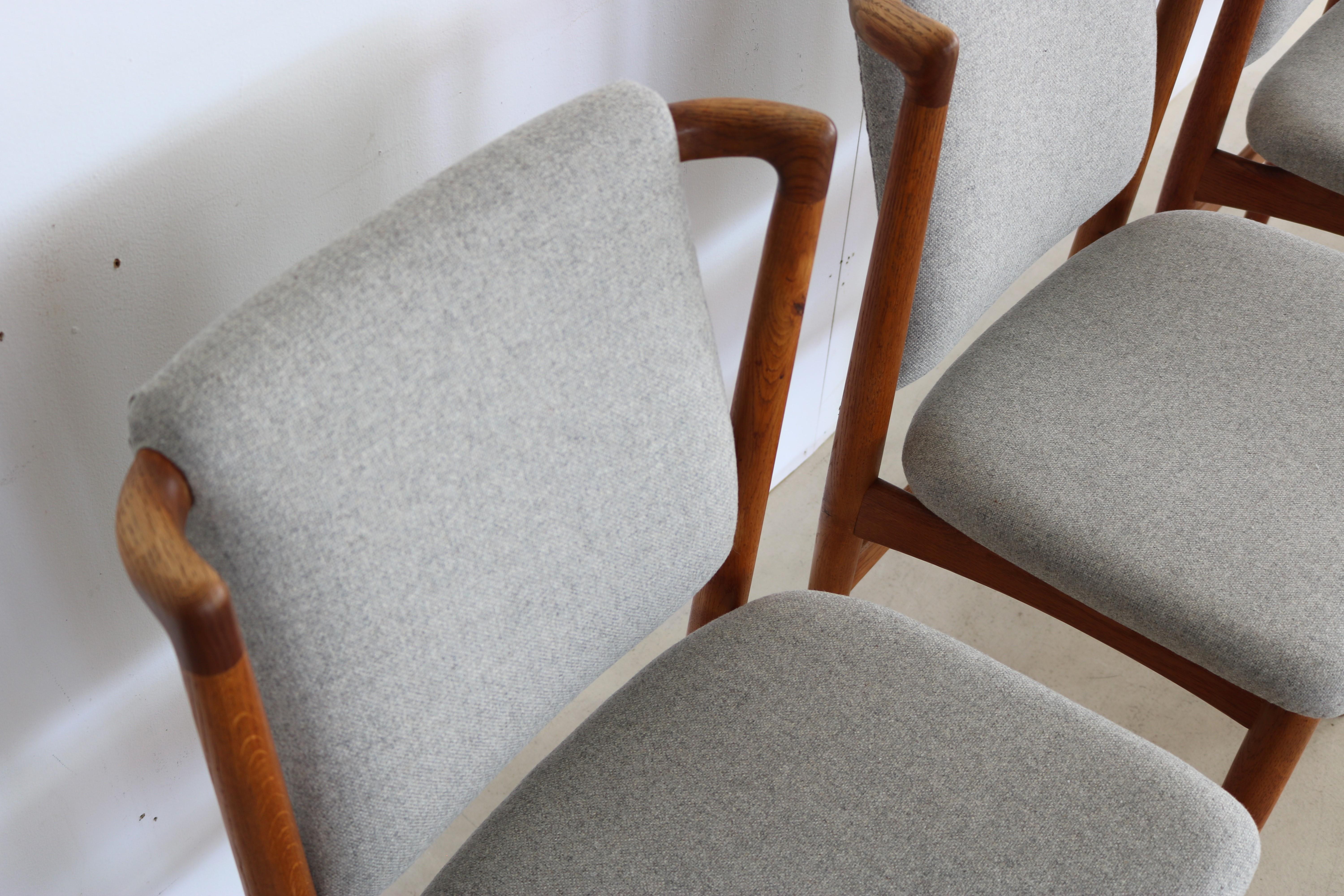 Fabric vintage dining room chairs  chairs  Denmark For Sale