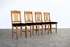 vintage dining room chairs  chairs  pine  70's