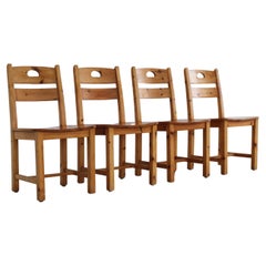vintage dining room chairs  chairs  pine
