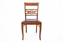 Vintage Dining Room Set with Table and Six Chairs from 1930s.