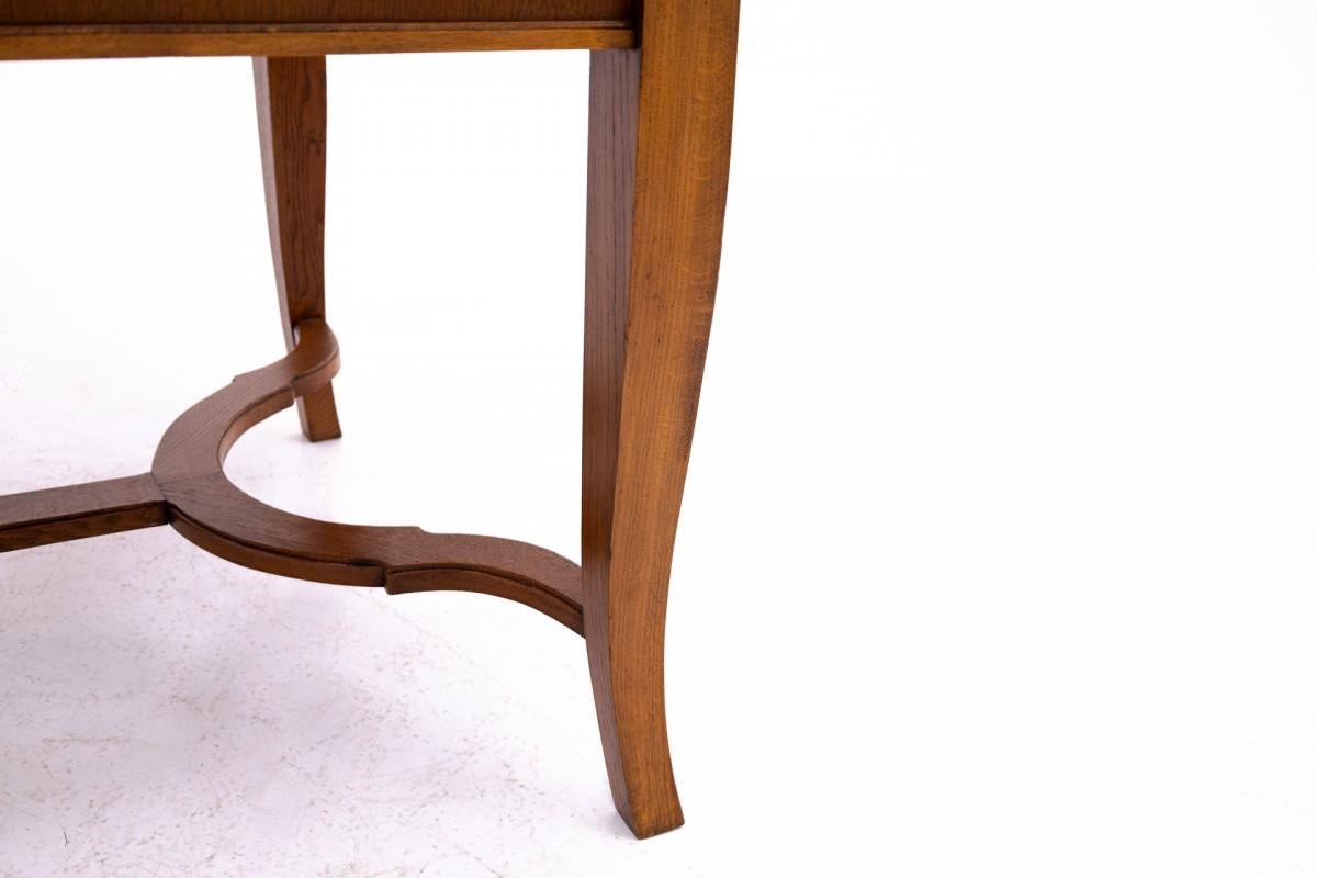 Vintage Dining Room Set with Table and Six Chairs from 1930s. 3