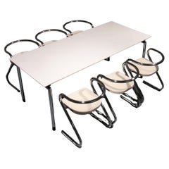 Vintage Dining Set by Börge Lindau, Bo Lindekrantz & Arnold Mercks 1970