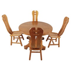 Juego de comedor vintage de Depuydt, Bélgica, años 60