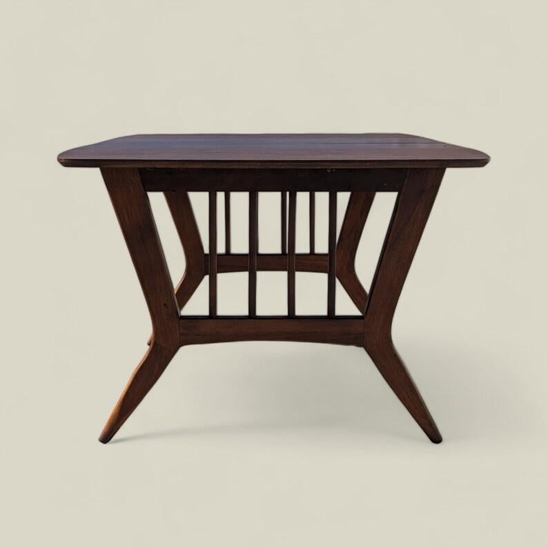Ensemble de salle à manger vintage, table à abattants, six chaises, milieu de siècle, MCM, stratifié en vente 3