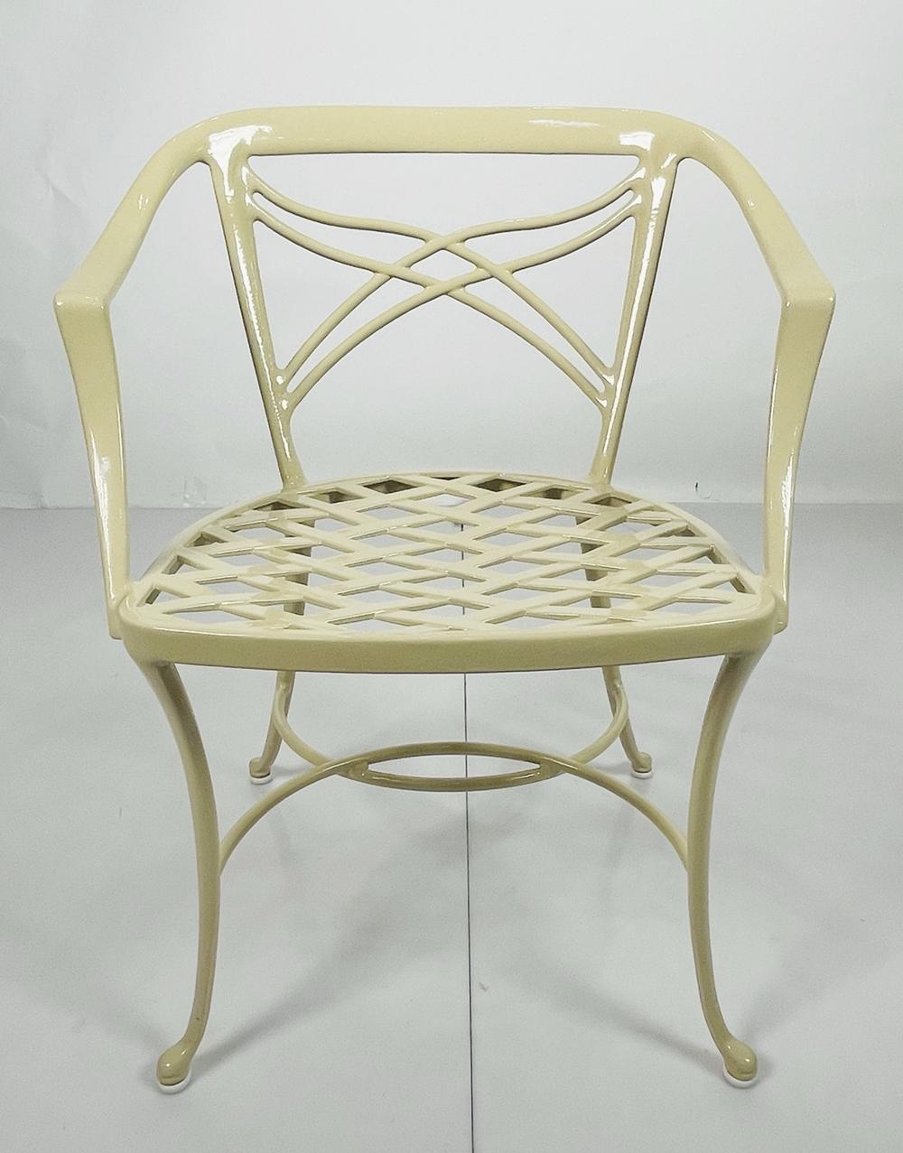 Esszimmer-Set im Vintage-Stil – vier Sessel und Tisch – von Brown-Jordan, USA, 1970er Jahre im Angebot 7