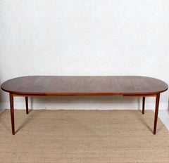 Vintage Dining Table 10-12-Seat Nils Jonsson Troeds Swedish Scandinavian