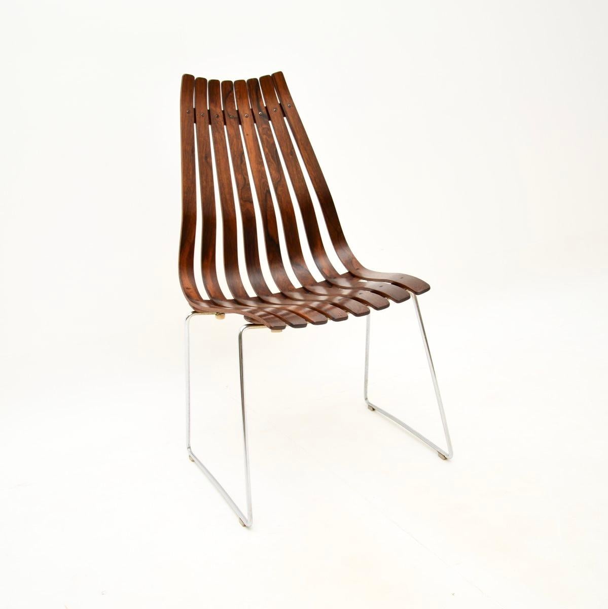 Chrome Vintage Dining Table and Chairs by Hans Brattrud
