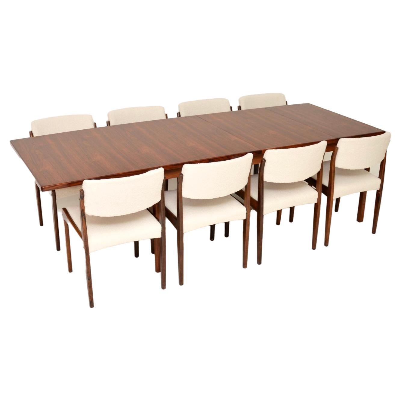 Vintage Dining Table and Eight Chairs by Robert Heritage for Archie Shine